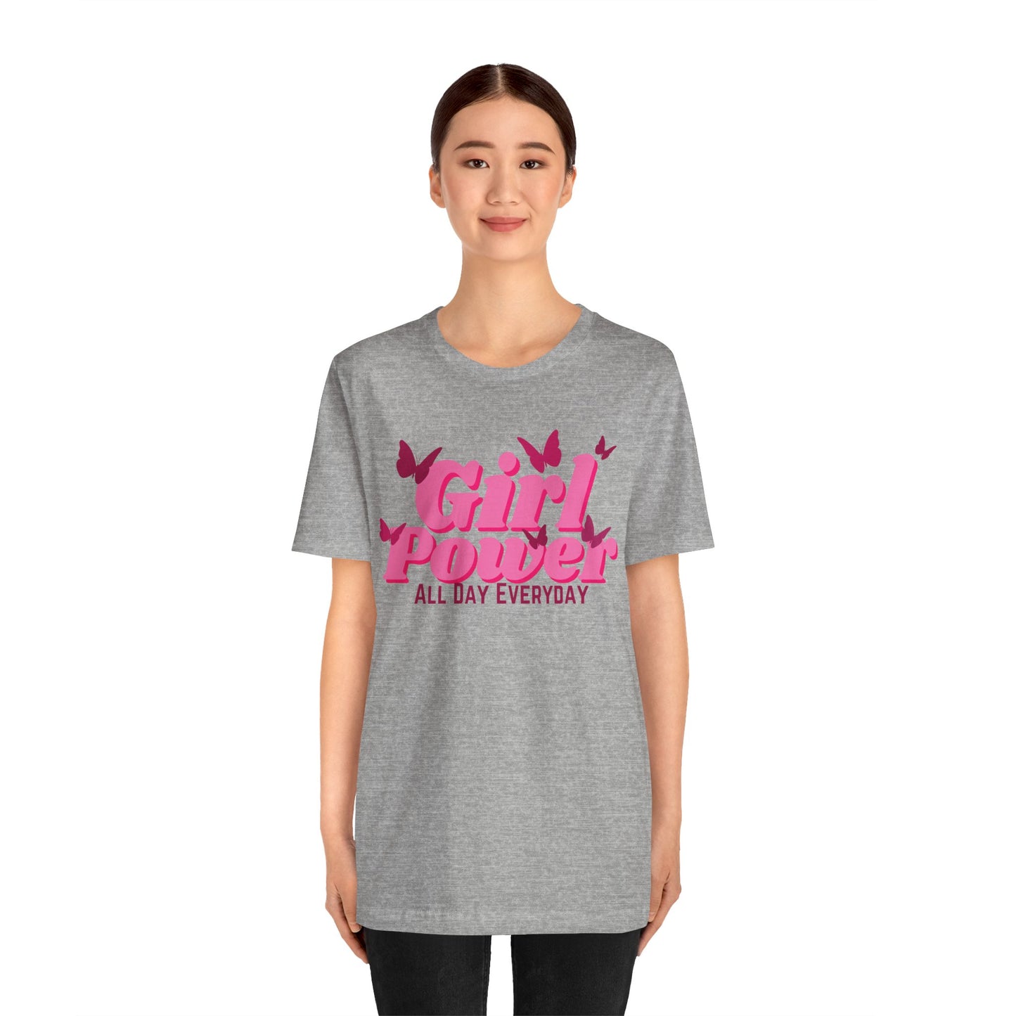 Girl Power All Day Everyday Unisex Jersey Short Sleeve Tee