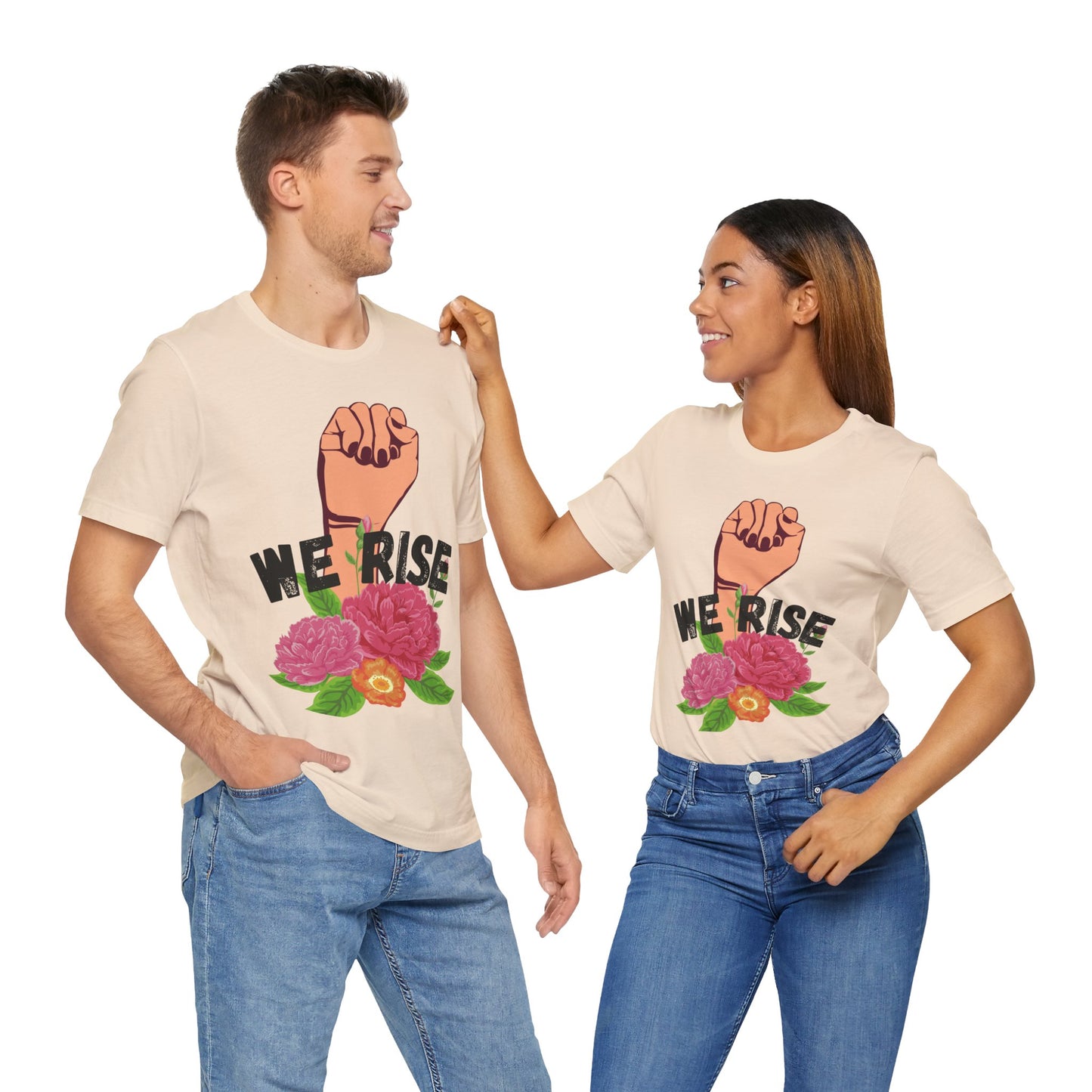 We Rise Unisex Jersey Short Sleeve Tee