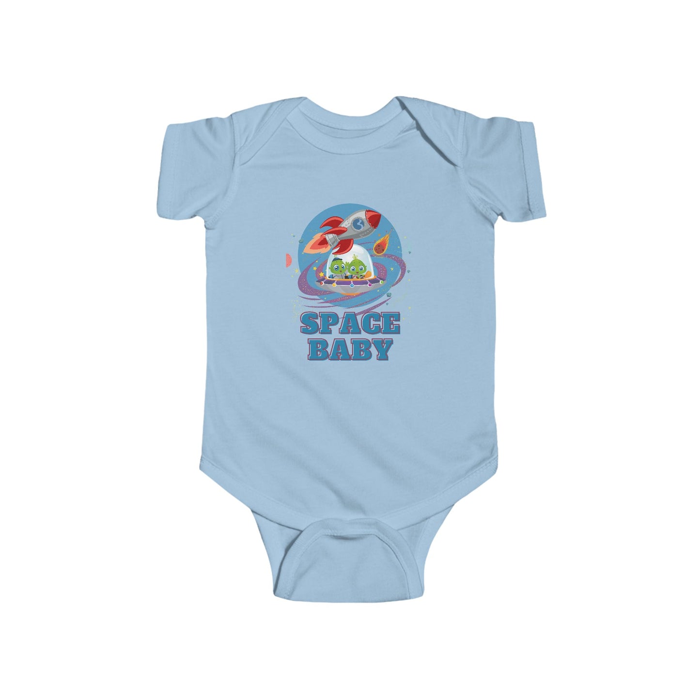 Space Baby Fine Jersey Bodysuit