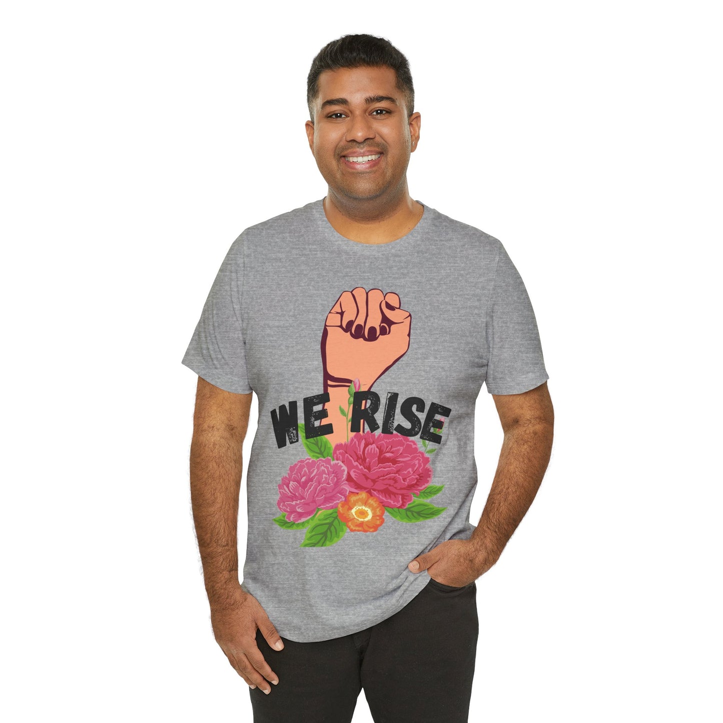 We Rise Unisex Jersey Short Sleeve Tee