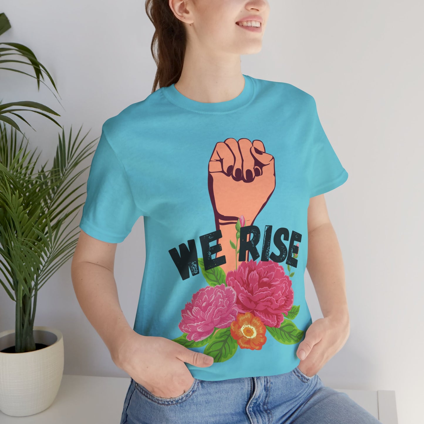 We Rise Unisex Jersey Short Sleeve Tee