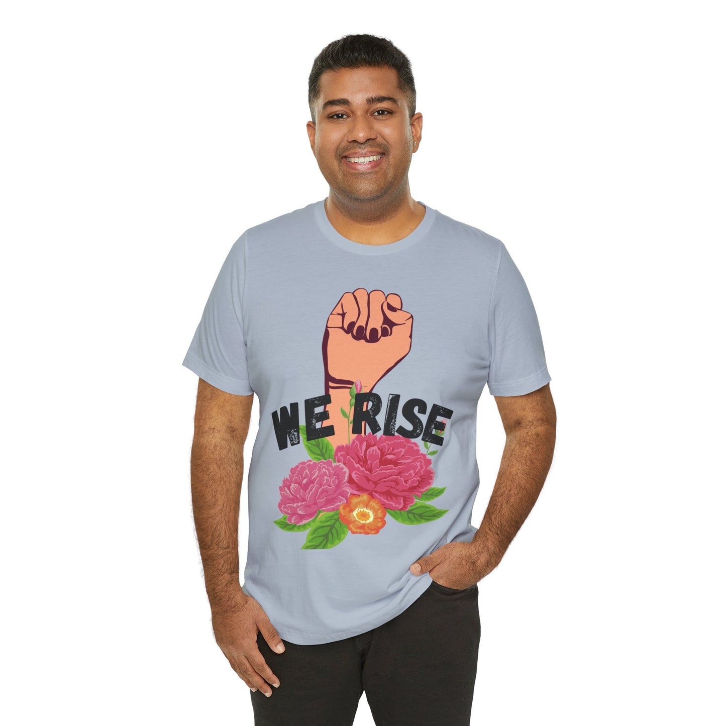 We Rise Unisex Jersey Short Sleeve Tee