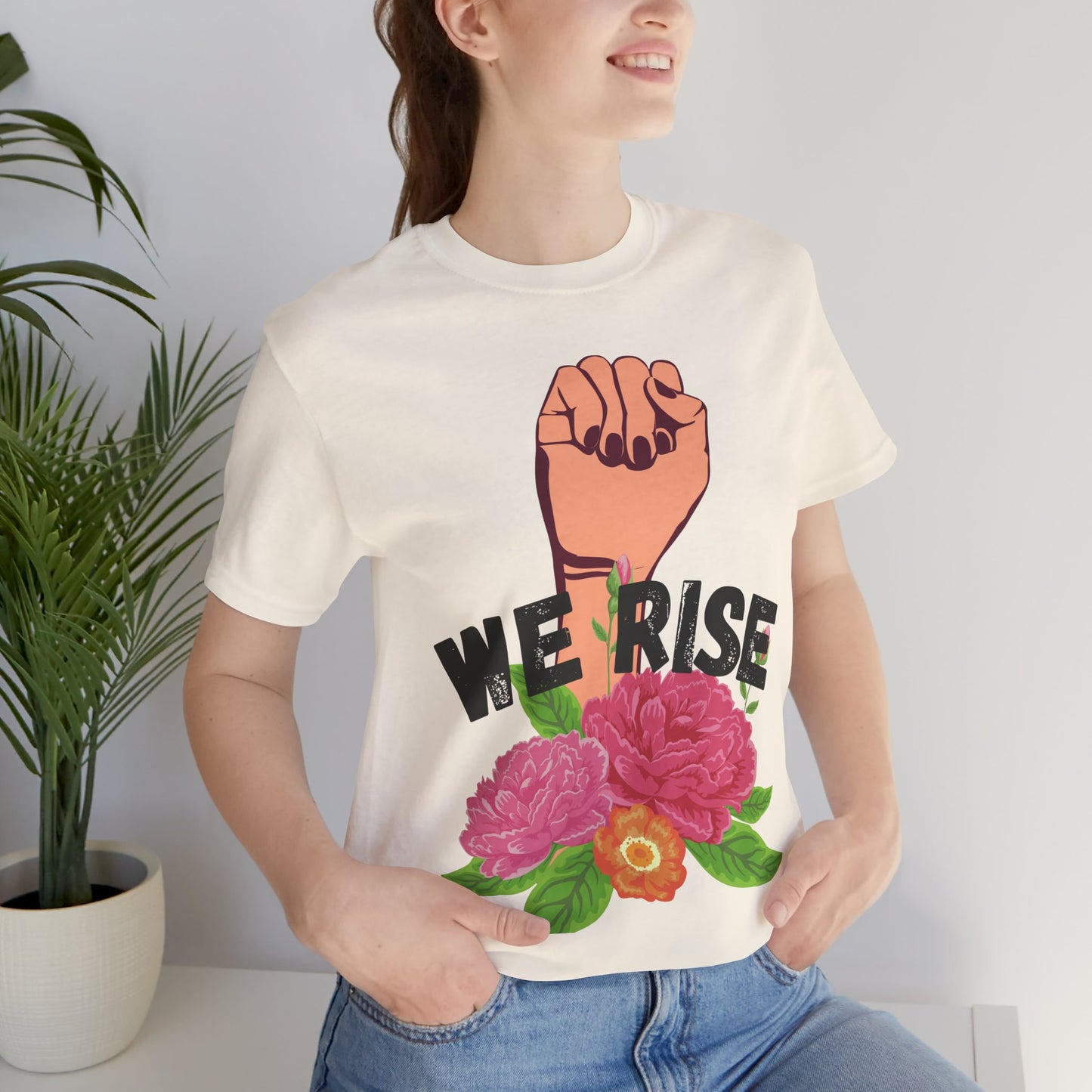 We Rise Unisex Jersey Short Sleeve Tee