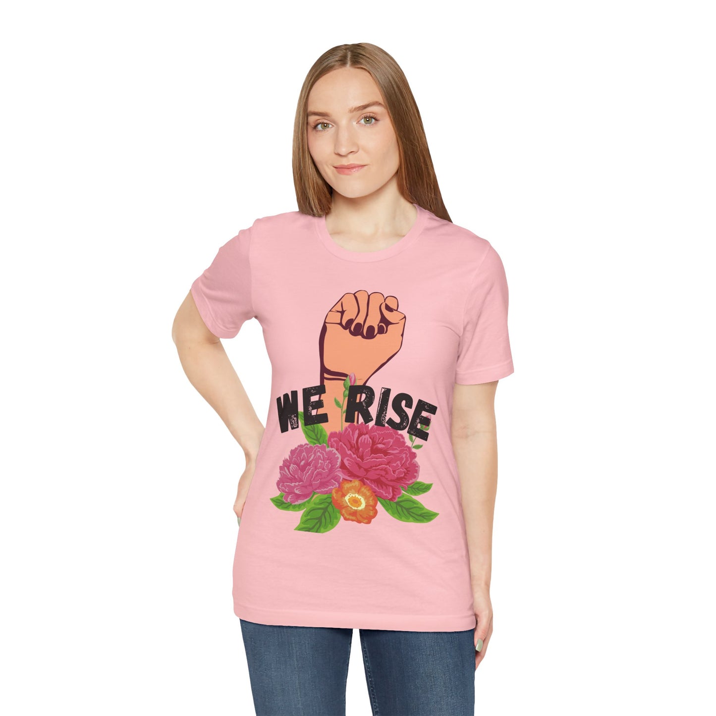 We Rise Unisex Jersey Short Sleeve Tee