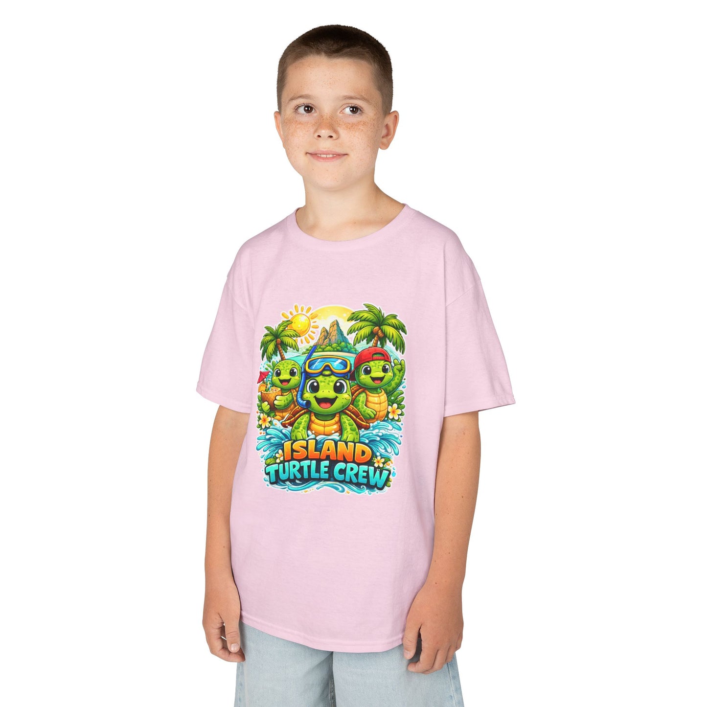 'Island Turtle Crew' Tropical Summer Graphic Shirt