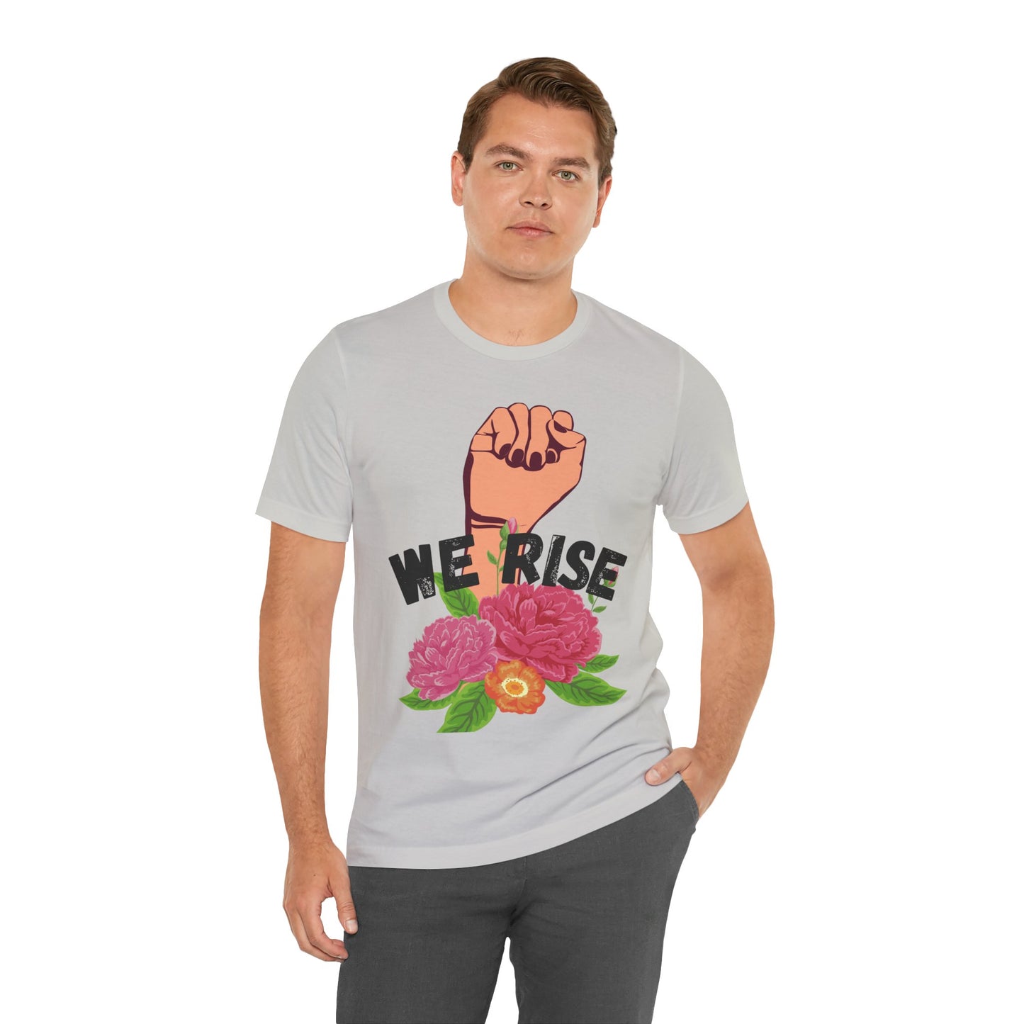 We Rise Unisex Jersey Short Sleeve Tee