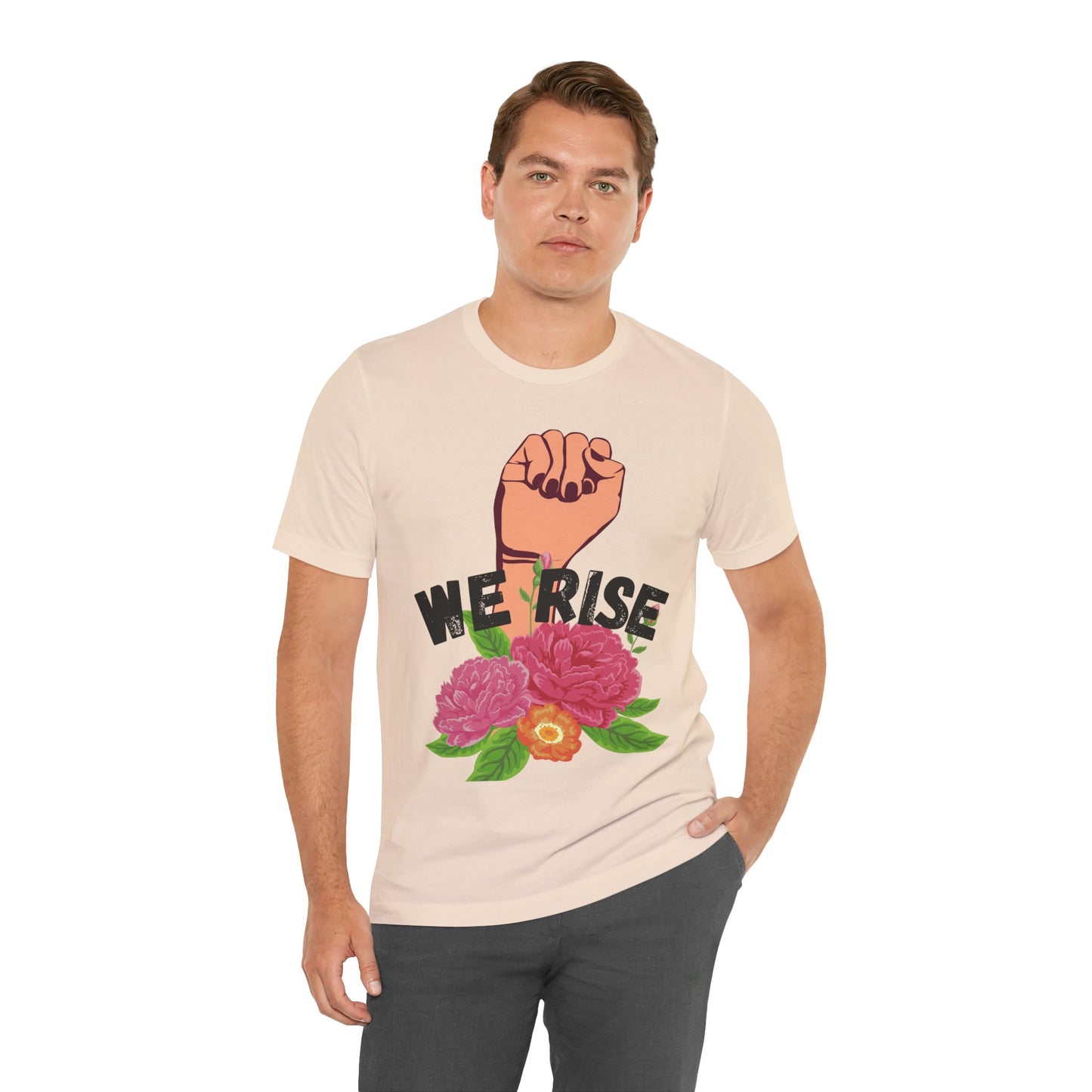 We Rise Unisex Jersey Short Sleeve Tee