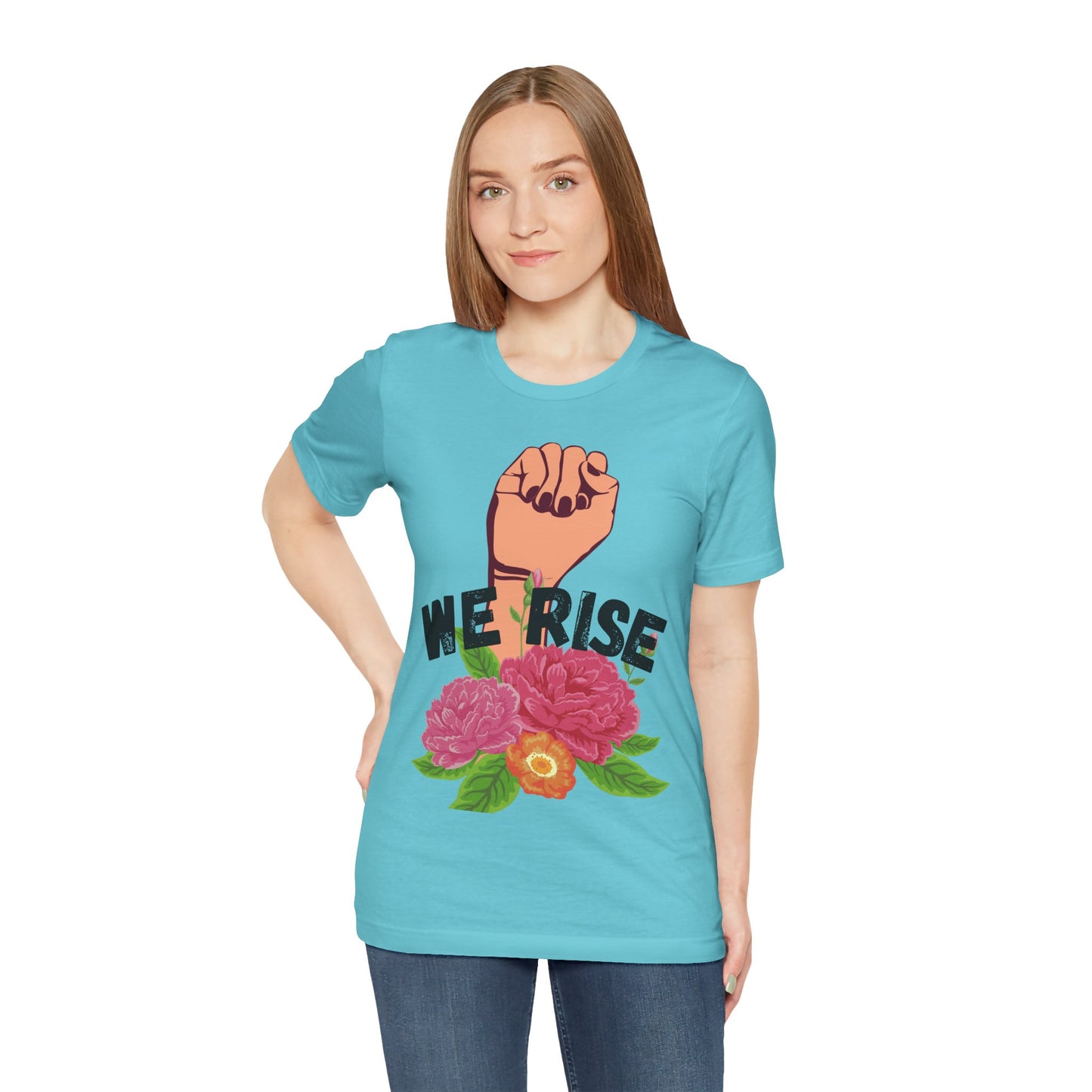 We Rise Unisex Jersey Short Sleeve Tee
