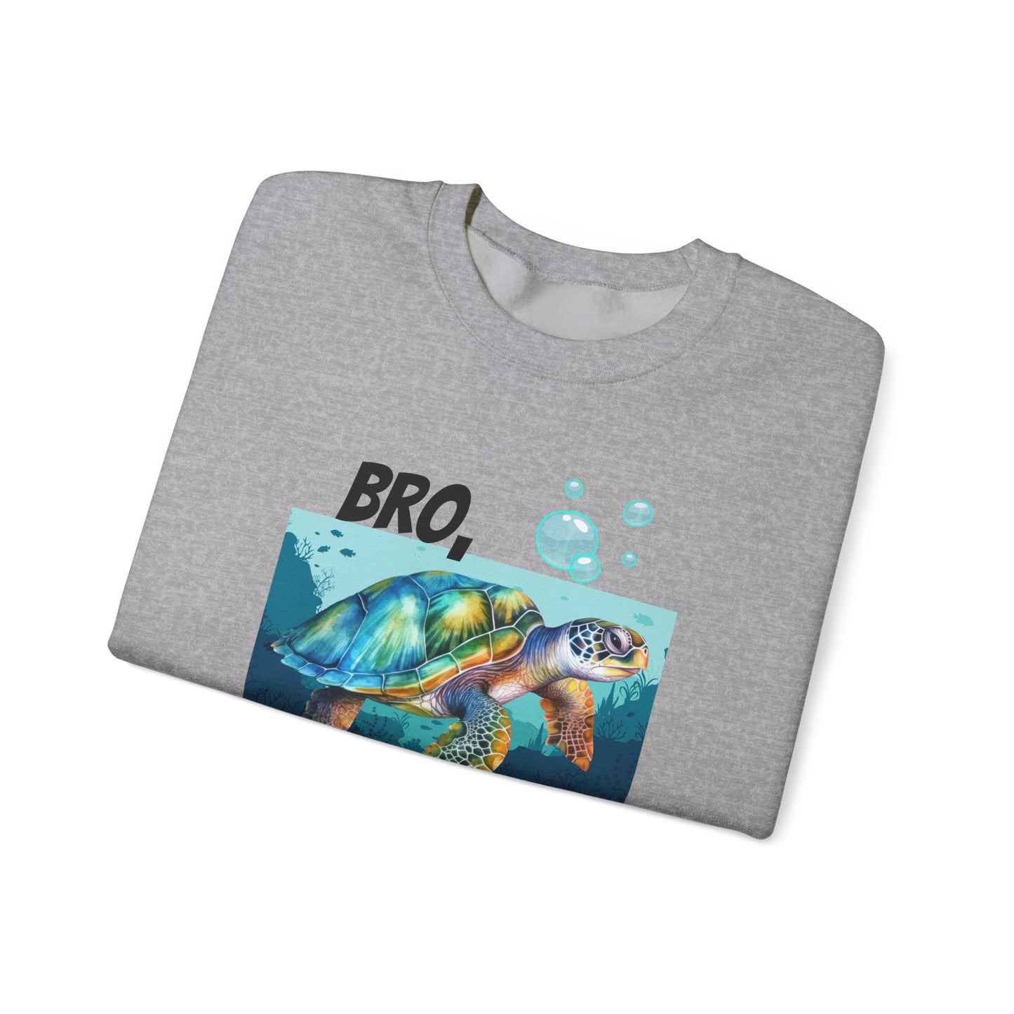 Blue Turtle It's Not That Deep Unisex Heavy Blend™ Crewneck Sweatshirt