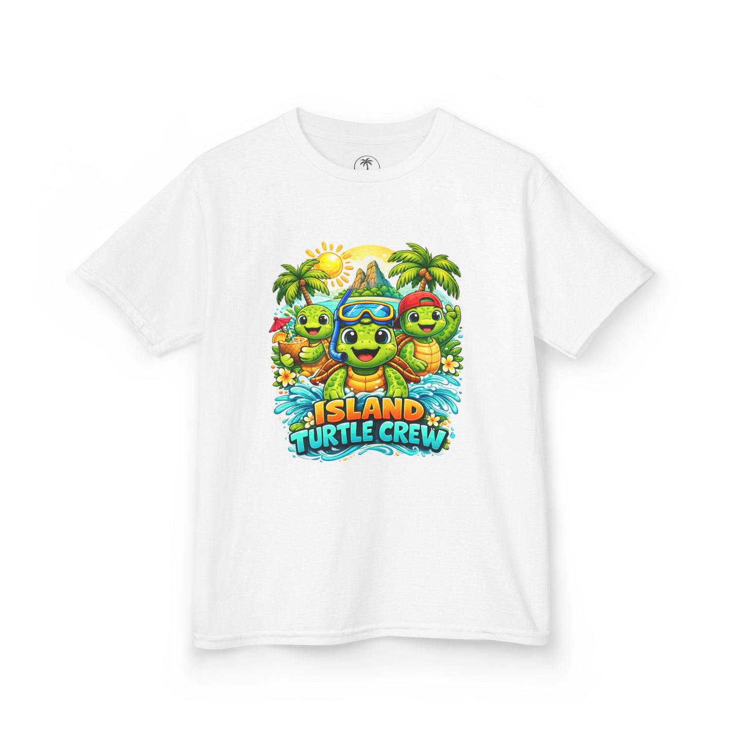 'Island Turtle Crew' Tropical Summer Graphic Shirt