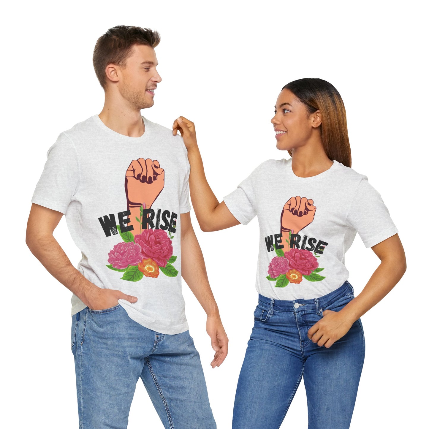 We Rise Unisex Jersey Short Sleeve Tee