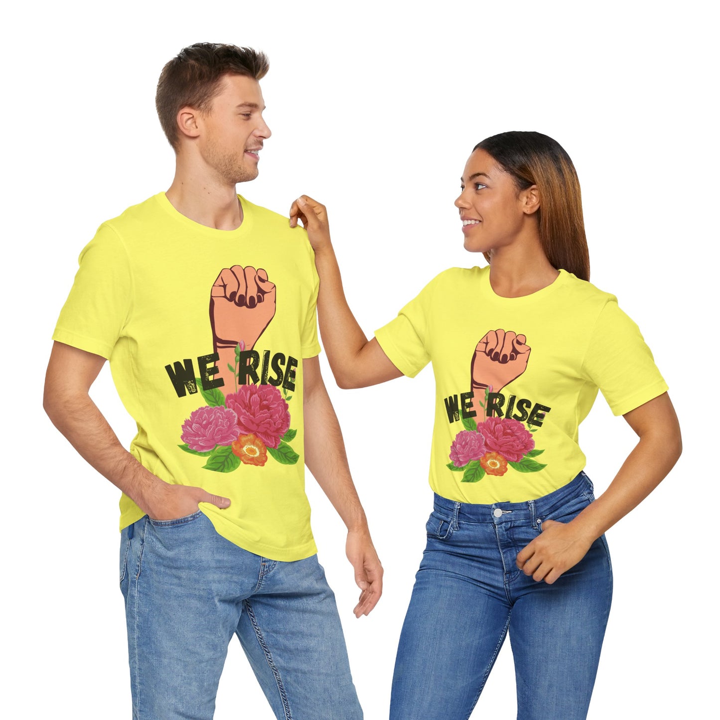 We Rise Unisex Jersey Short Sleeve Tee