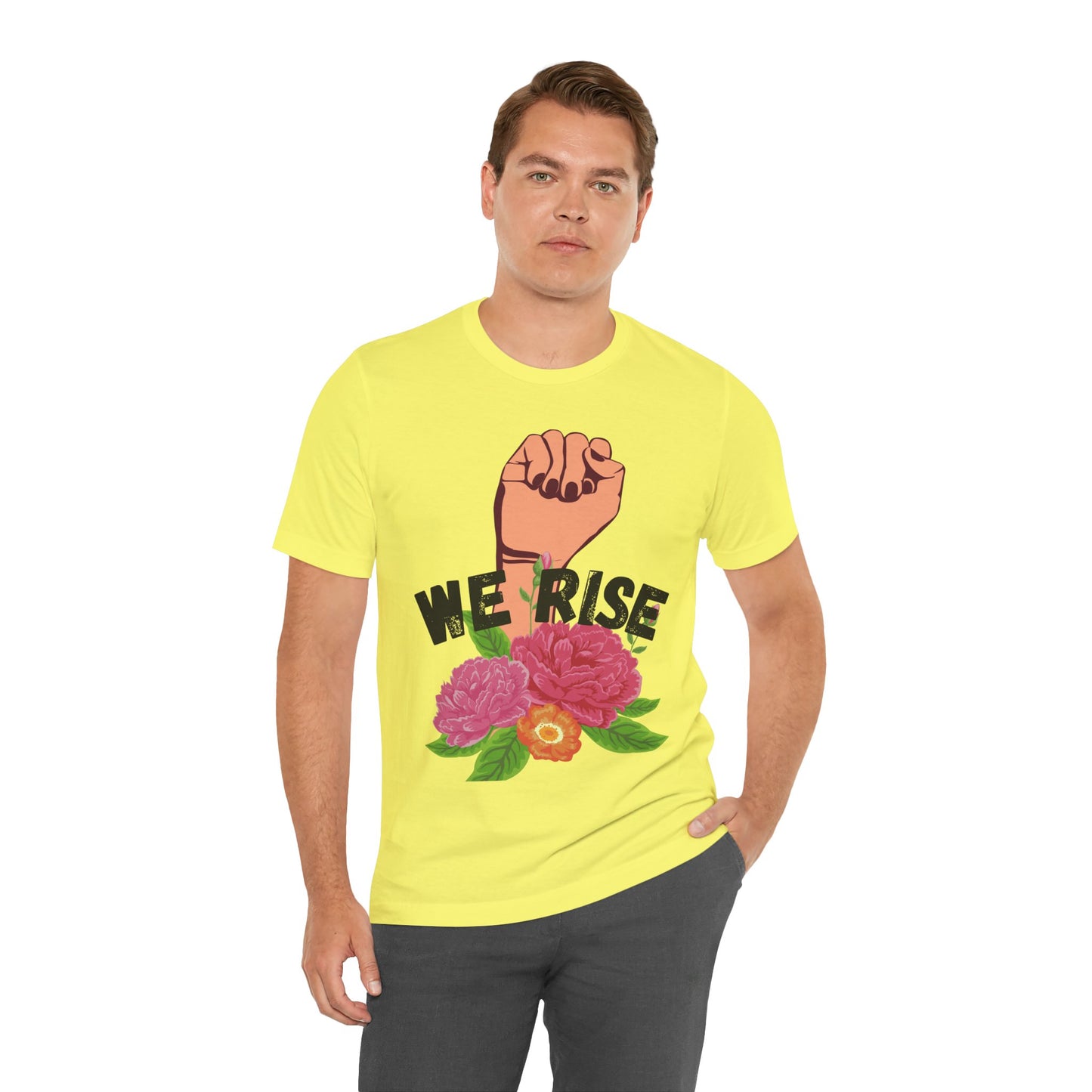 We Rise Unisex Jersey Short Sleeve Tee
