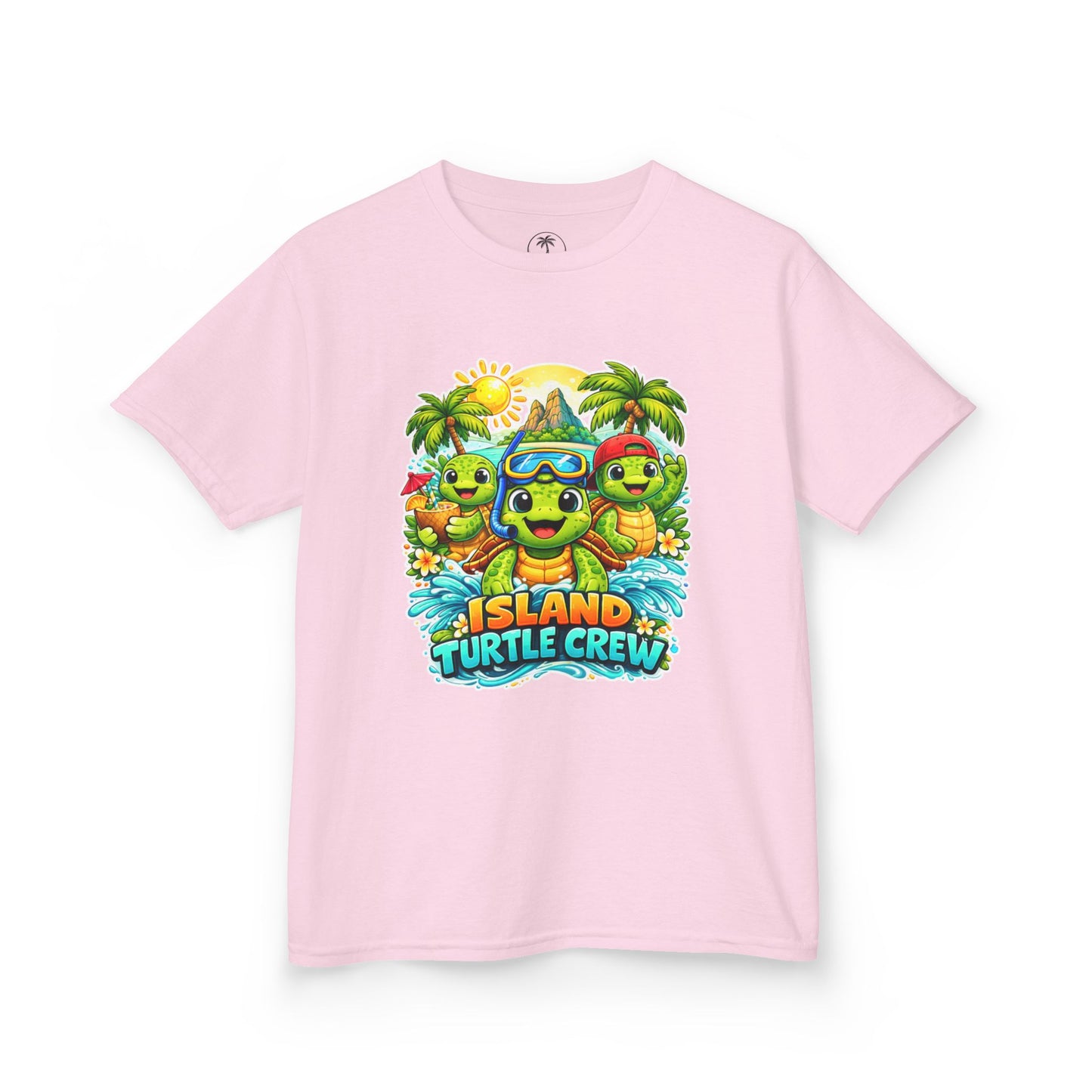 'Island Turtle Crew' Tropical Summer Graphic Shirt