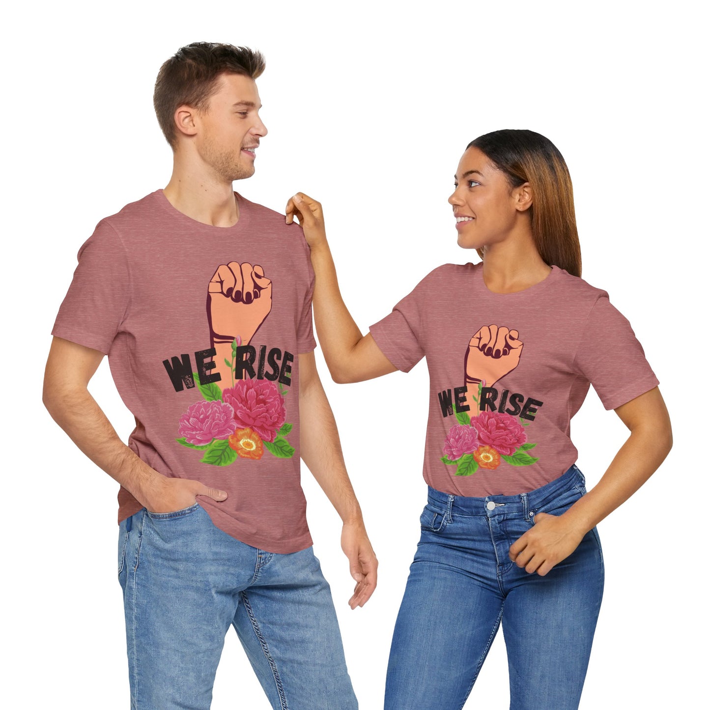 We Rise Unisex Jersey Short Sleeve Tee