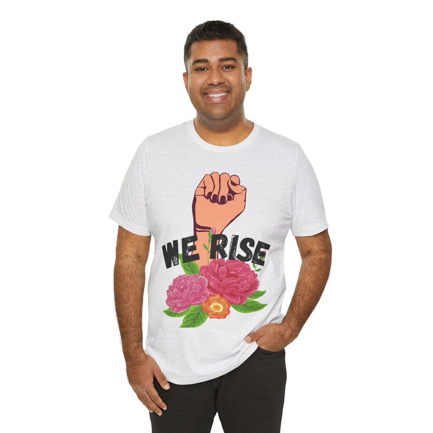 We Rise Unisex Jersey Short Sleeve Tee