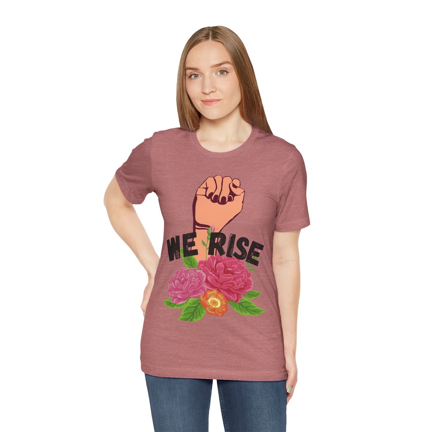 We Rise Unisex Jersey Short Sleeve Tee