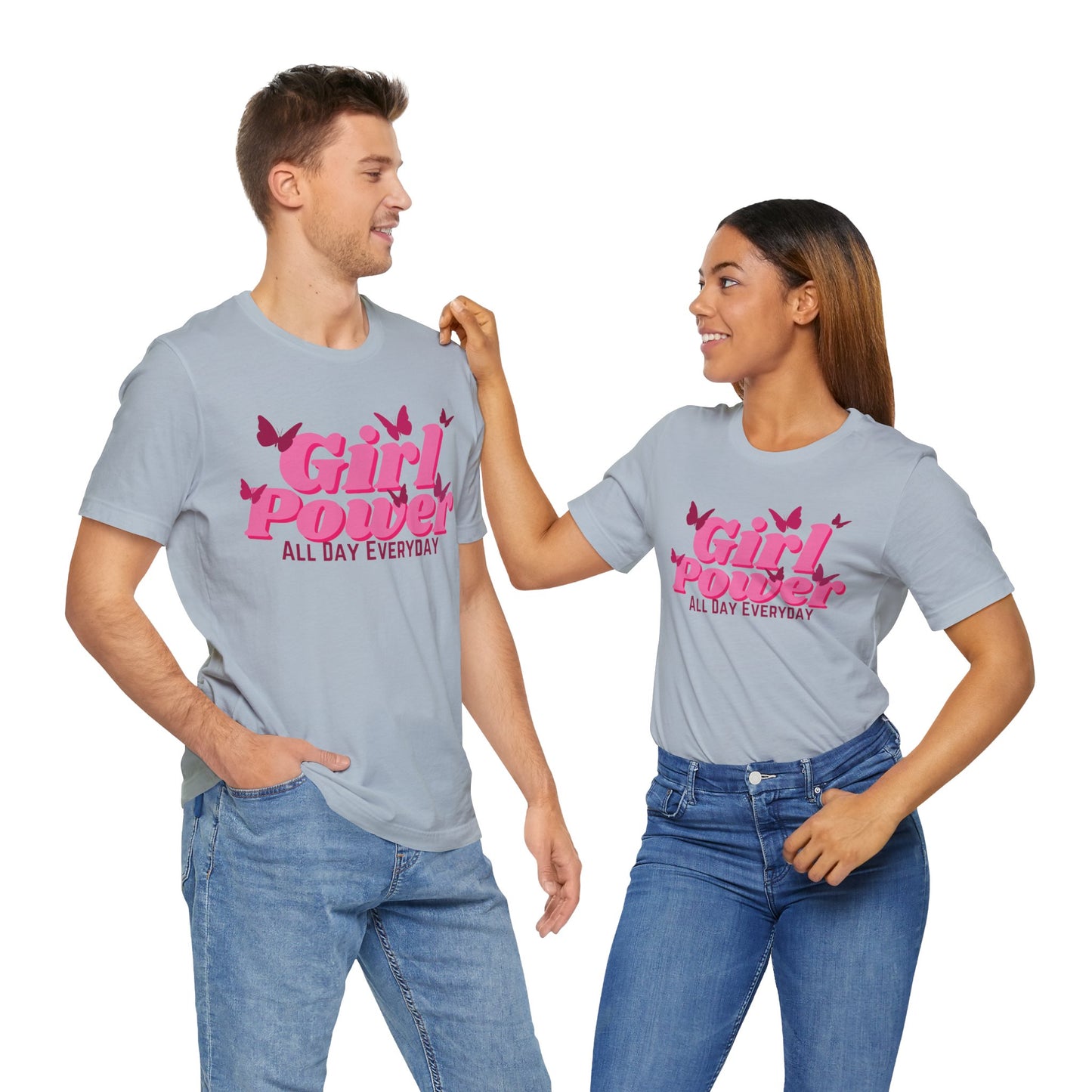 Girl Power All Day Everyday Unisex Jersey Short Sleeve Tee
