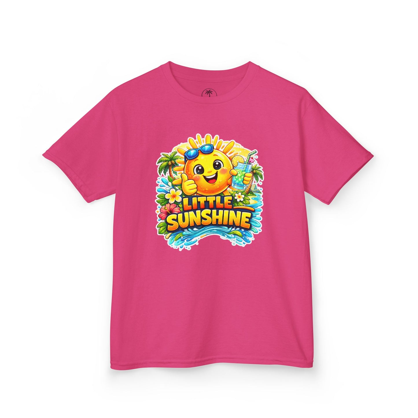 Kids T-Shirt — "Little Sunshine" Cute Smiley Sun Graphic