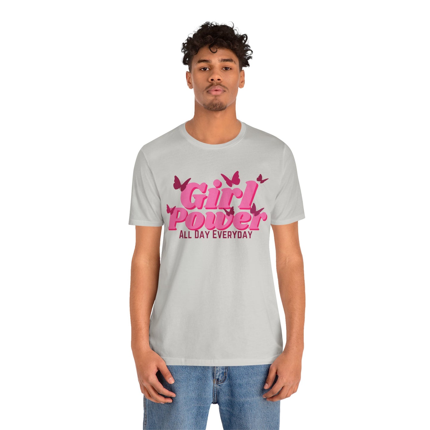Girl Power All Day Everyday Unisex Jersey Short Sleeve Tee