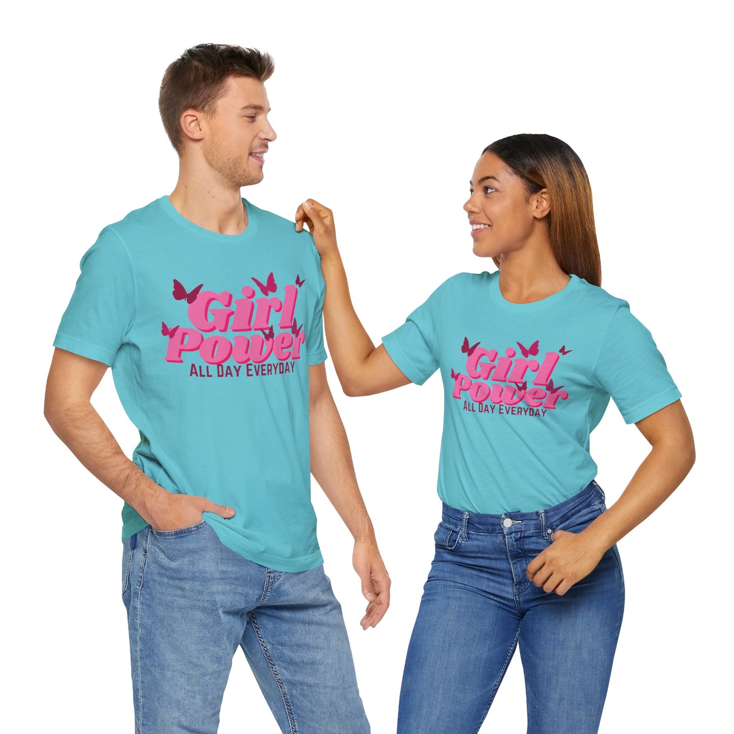 Girl Power All Day Everyday Unisex Jersey Short Sleeve Tee