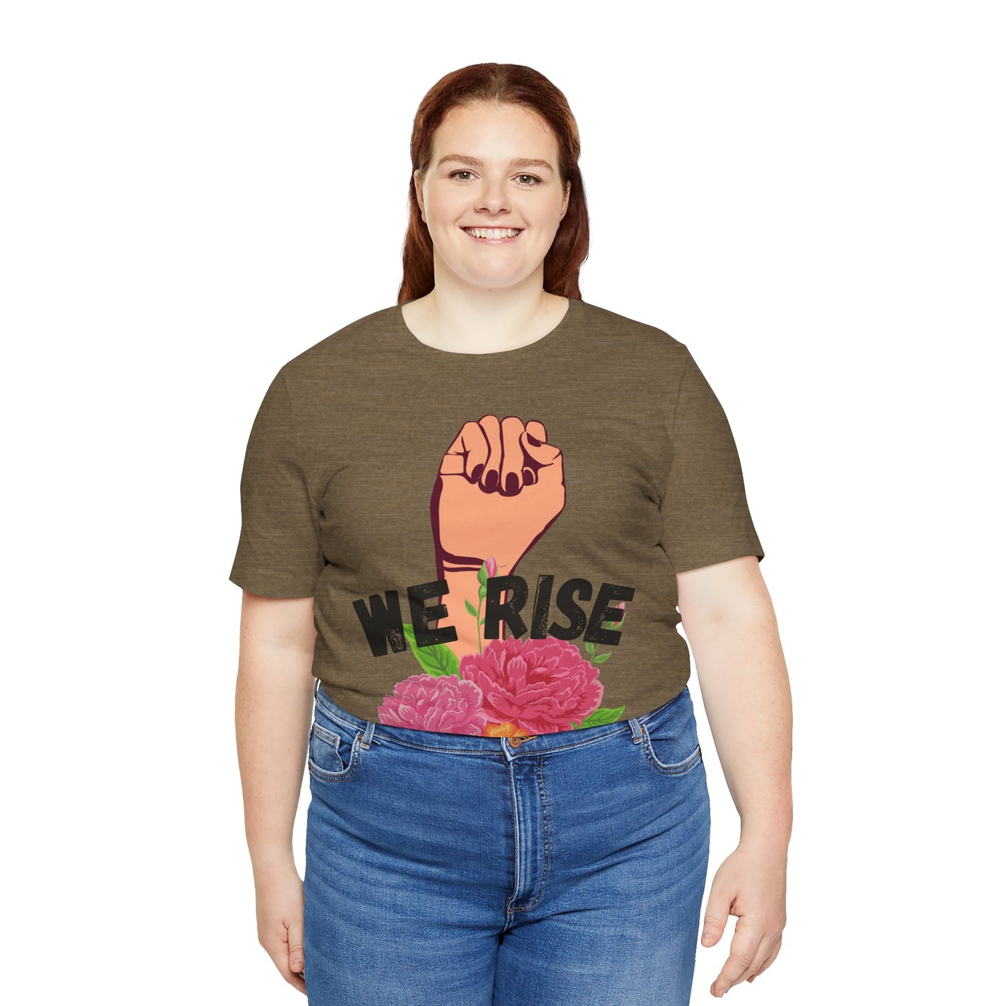 We Rise Unisex Jersey Short Sleeve Tee