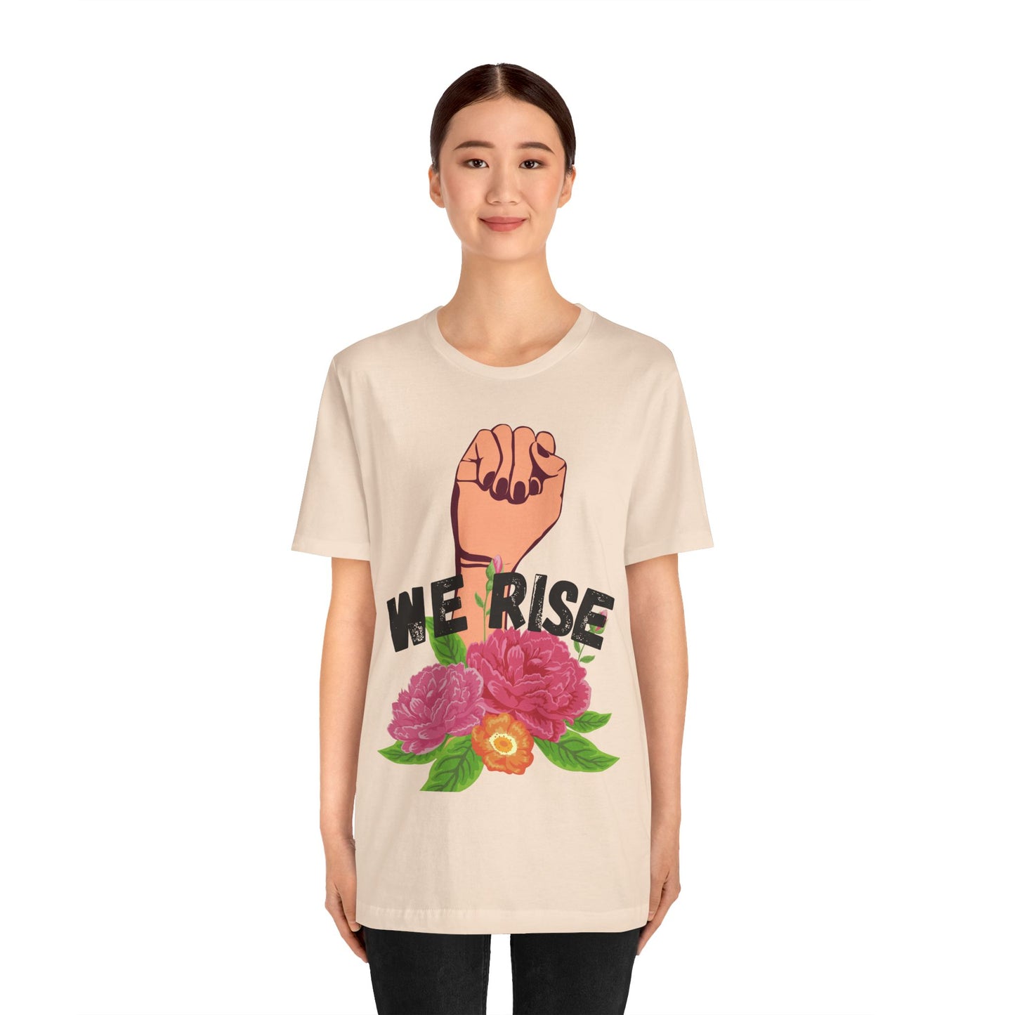 We Rise Unisex Jersey Short Sleeve Tee