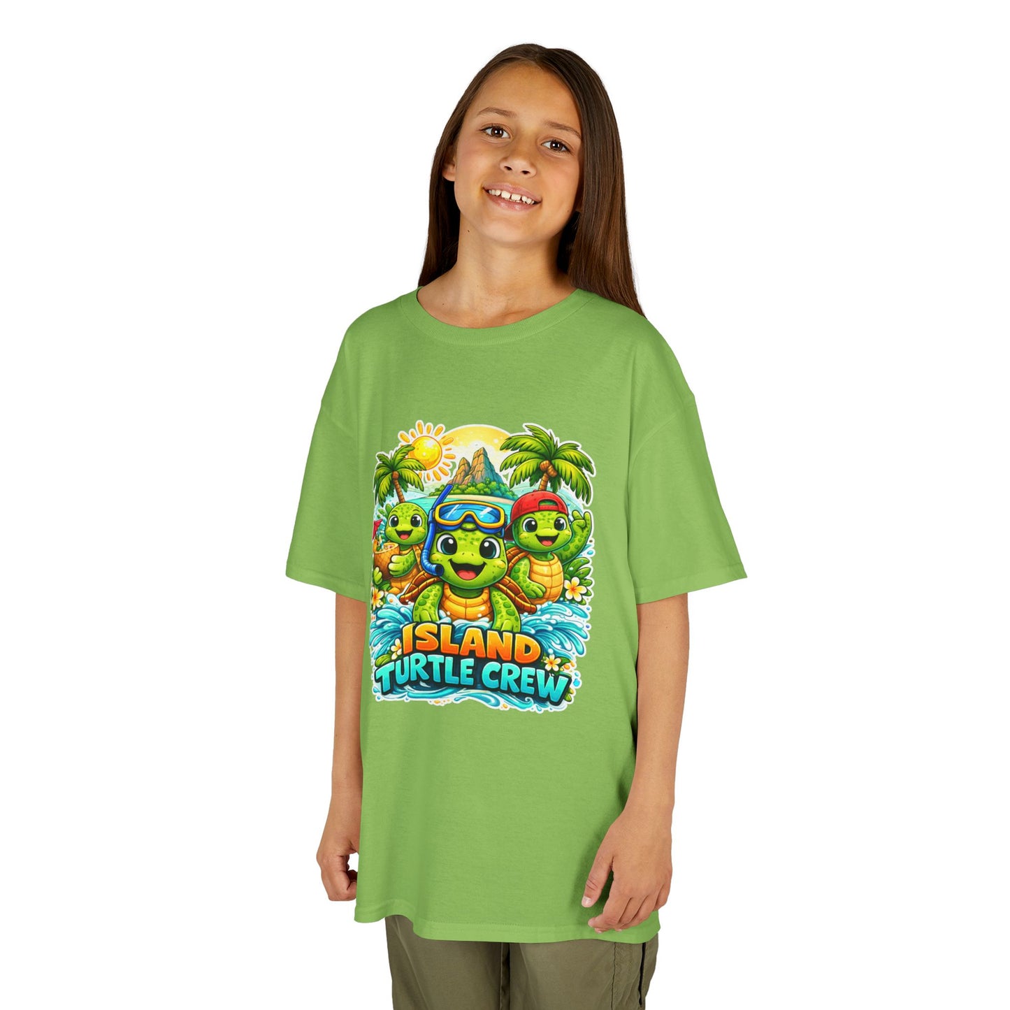 'Island Turtle Crew' Tropical Summer Graphic Shirt