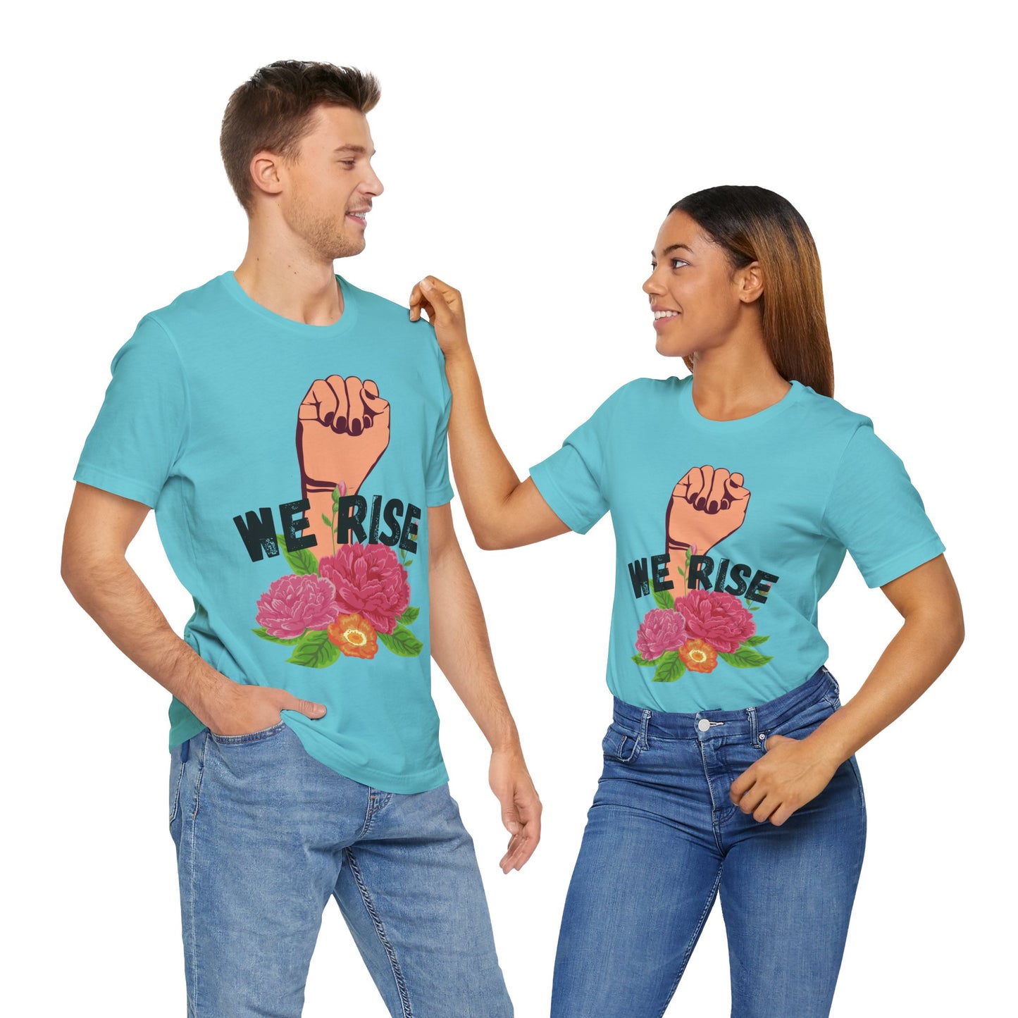 We Rise Unisex Jersey Short Sleeve Tee