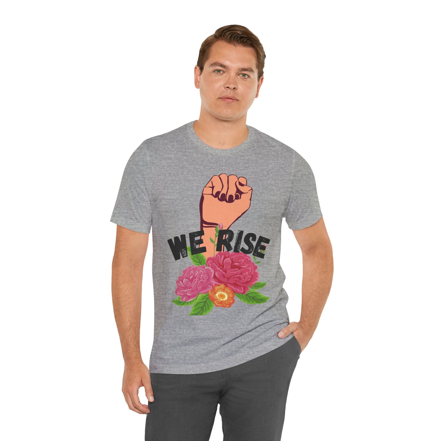 We Rise Unisex Jersey Short Sleeve Tee