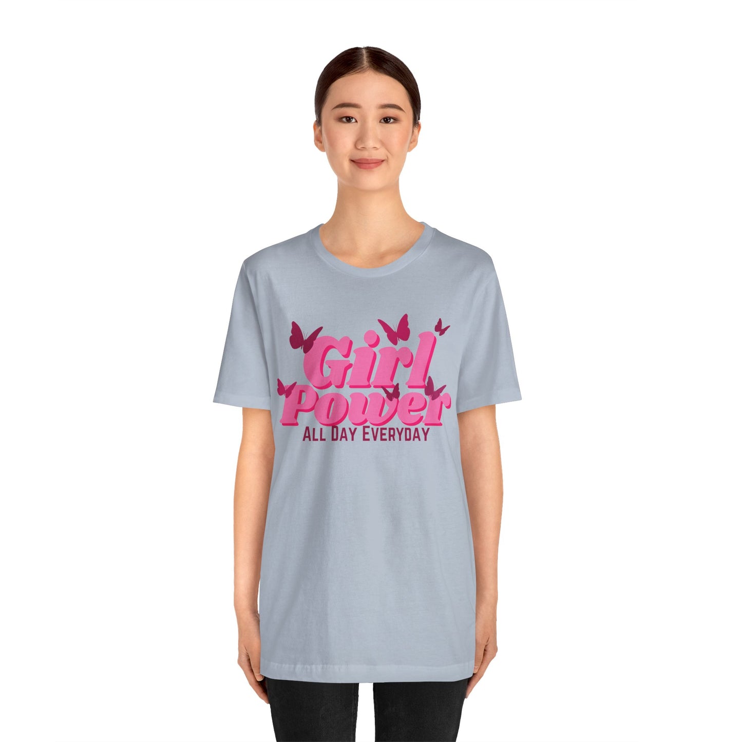 Girl Power All Day Everyday Unisex Jersey Short Sleeve Tee