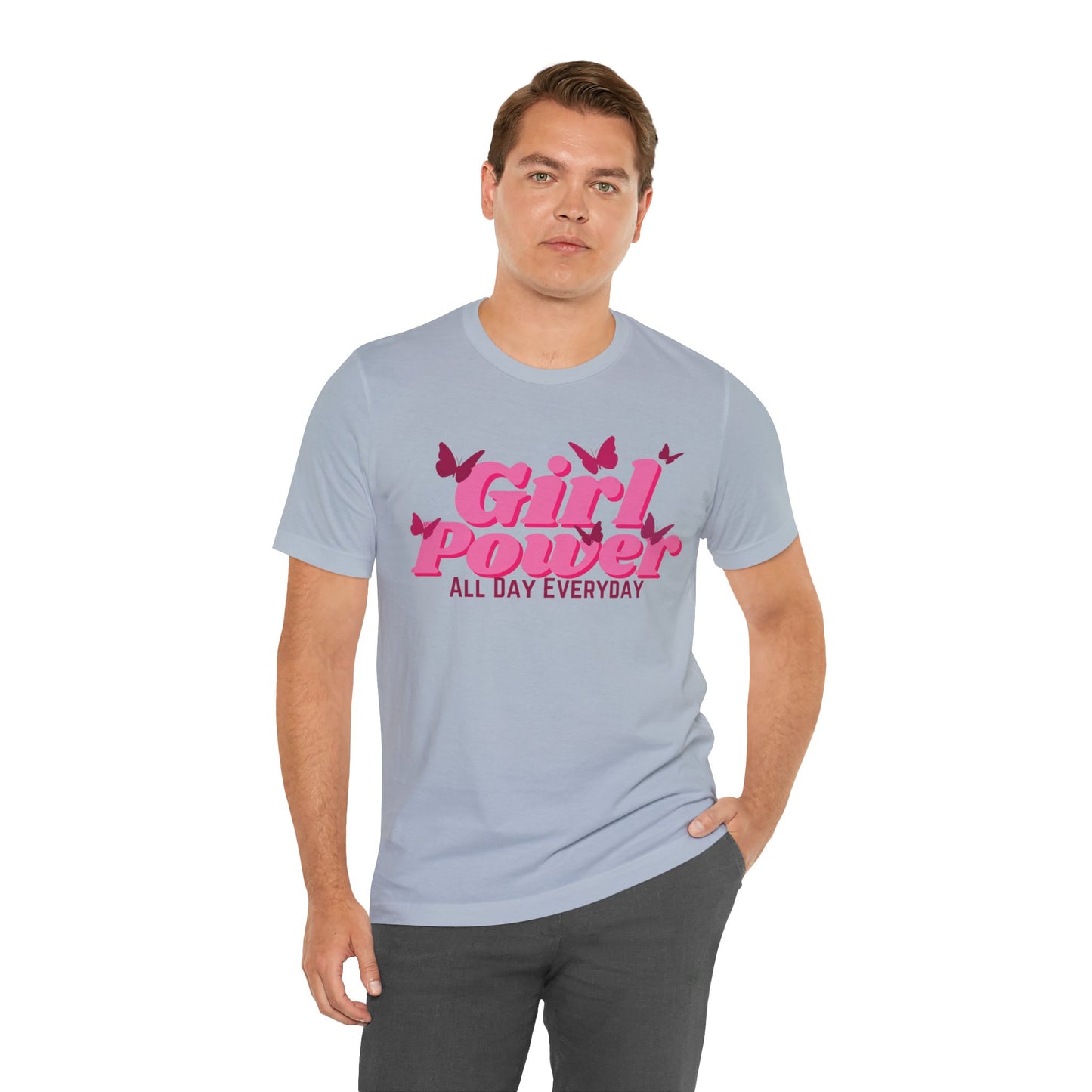 Girl Power All Day Everyday Unisex Jersey Short Sleeve Tee