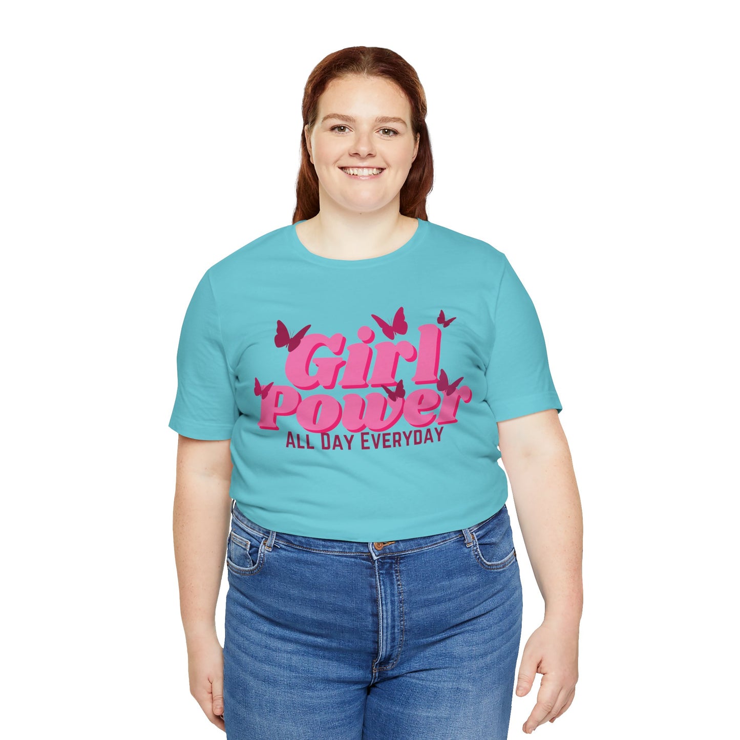 Girl Power All Day Everyday Unisex Jersey Short Sleeve Tee