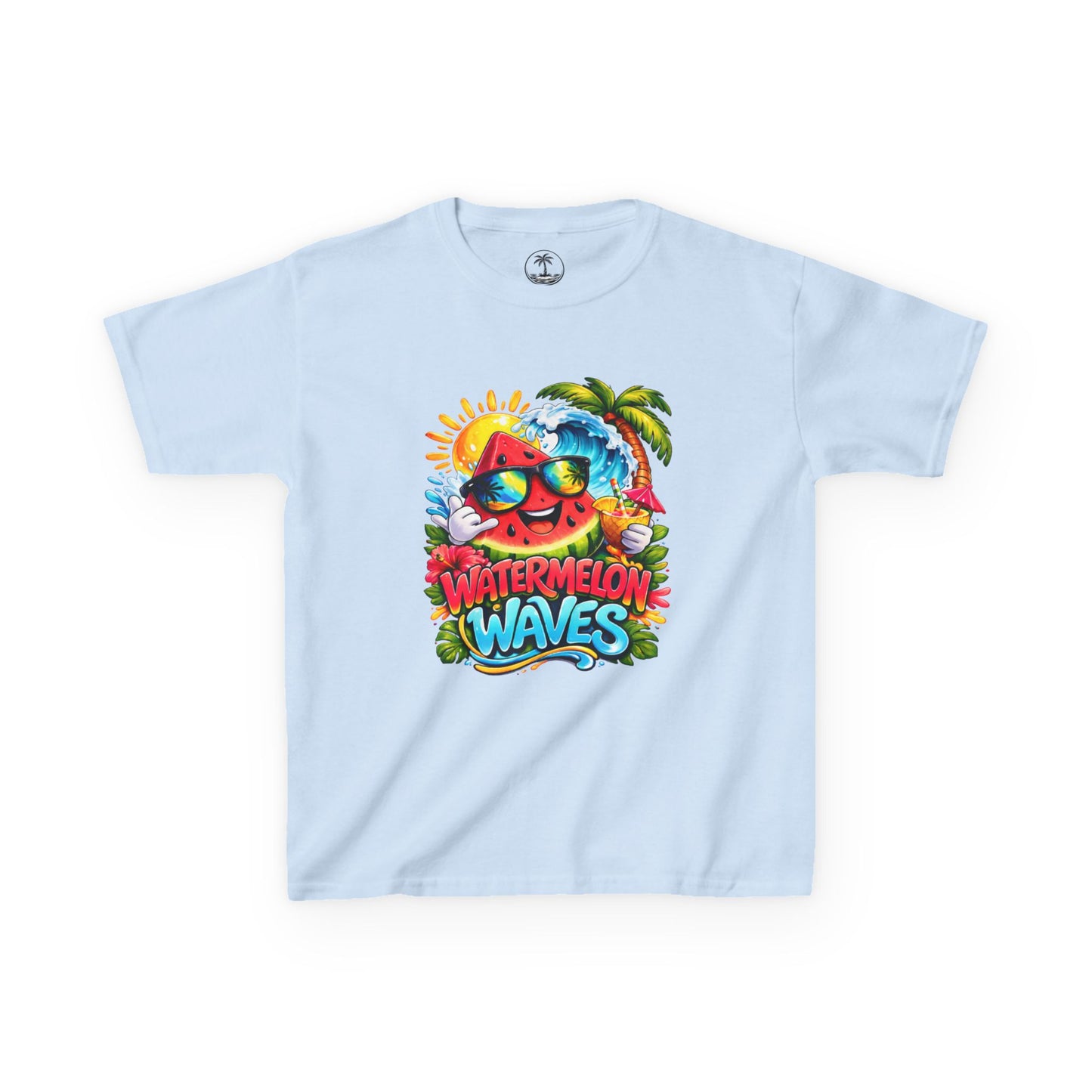 Watermelon Waves Kids Heavy Cotton™ Tee