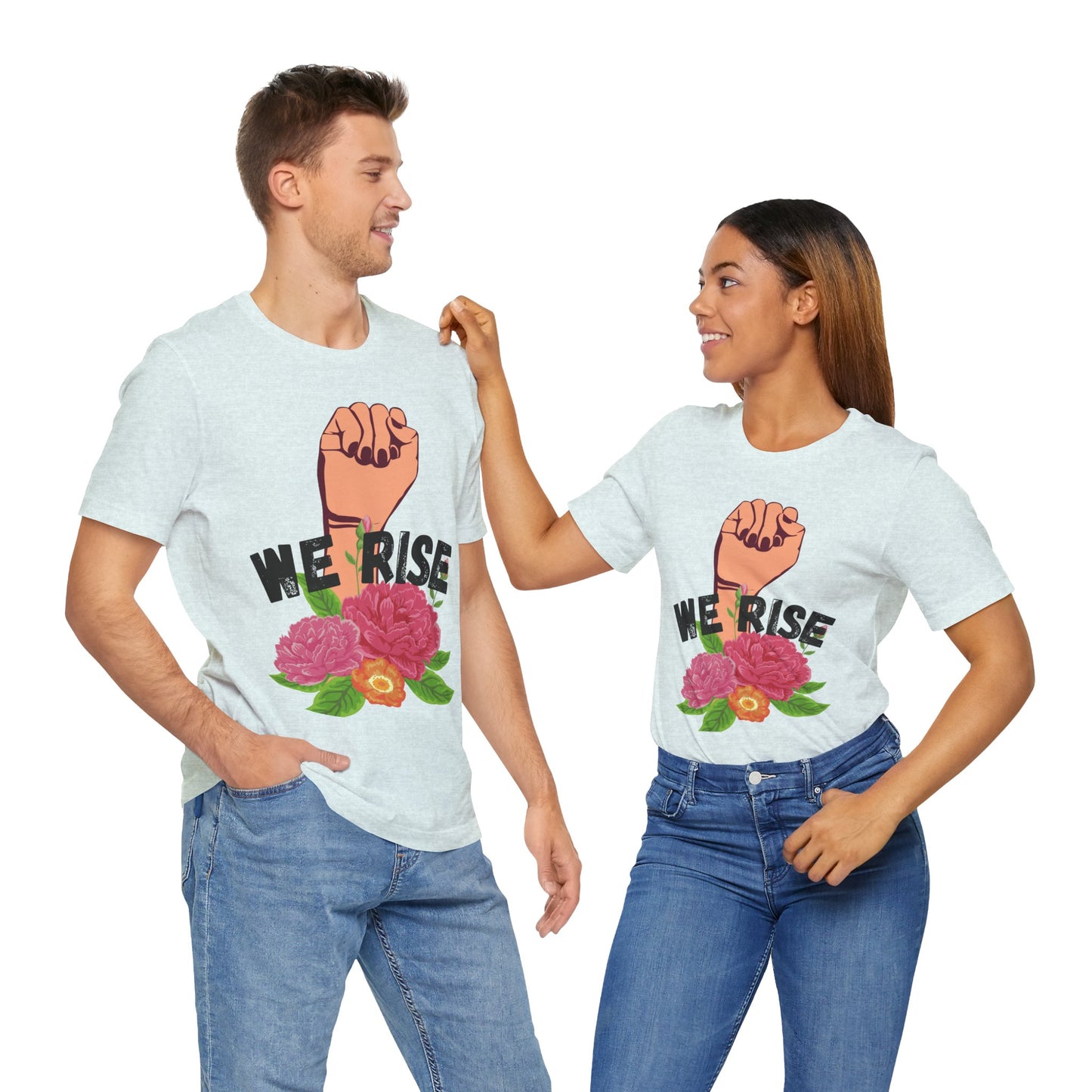 We Rise Unisex Jersey Short Sleeve Tee