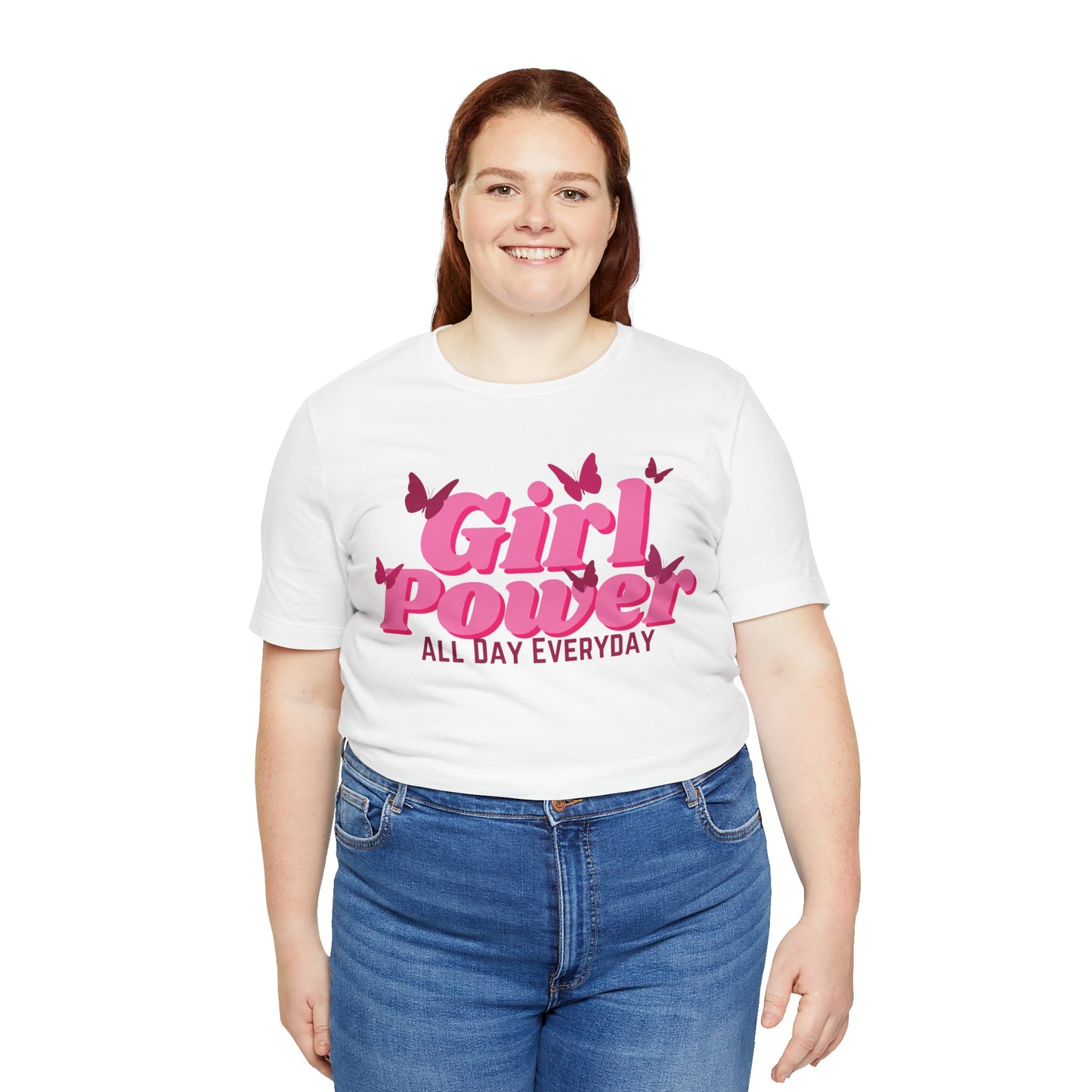 Girl Power All Day Everyday Unisex Jersey Short Sleeve Tee