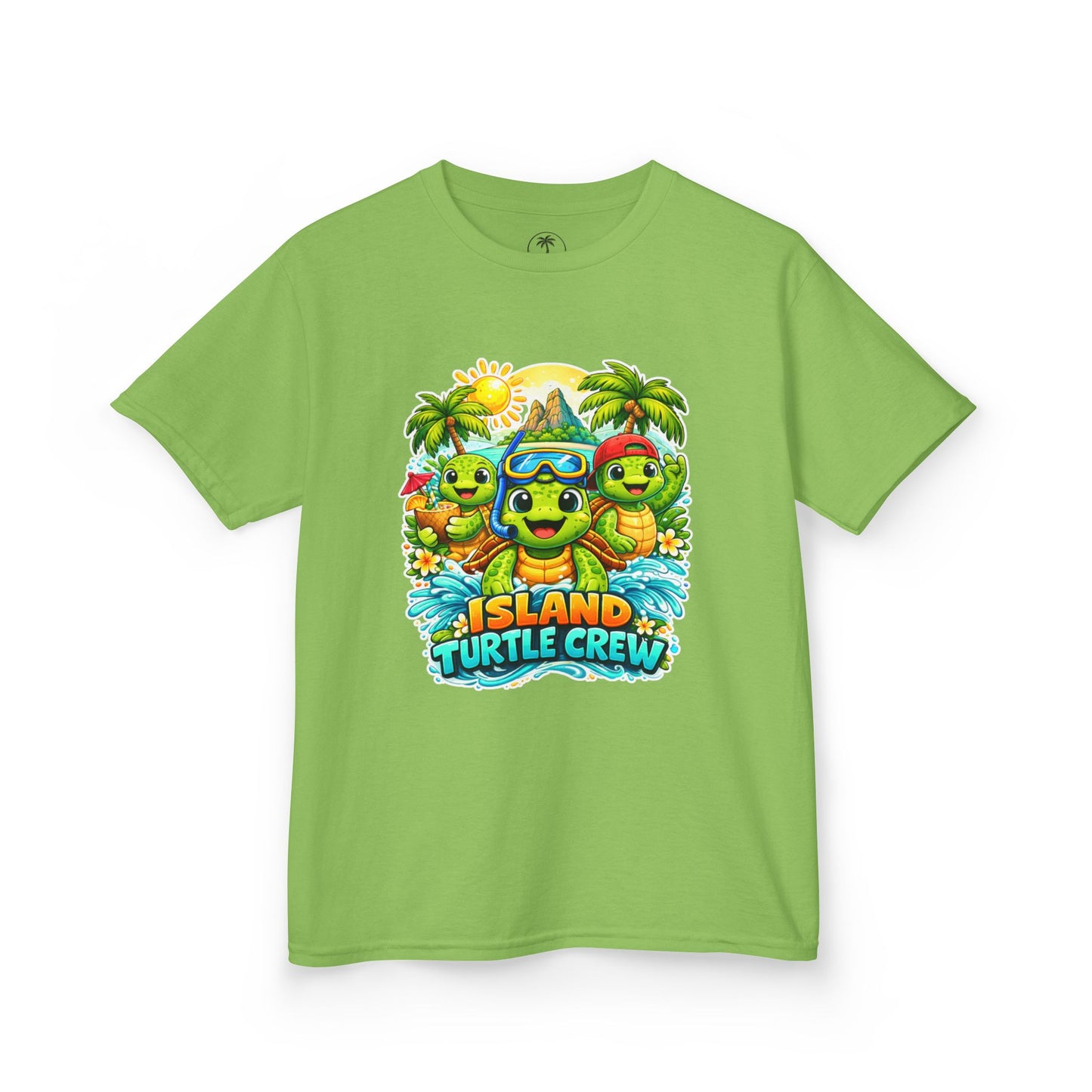 'Island Turtle Crew' Tropical Summer Graphic Shirt