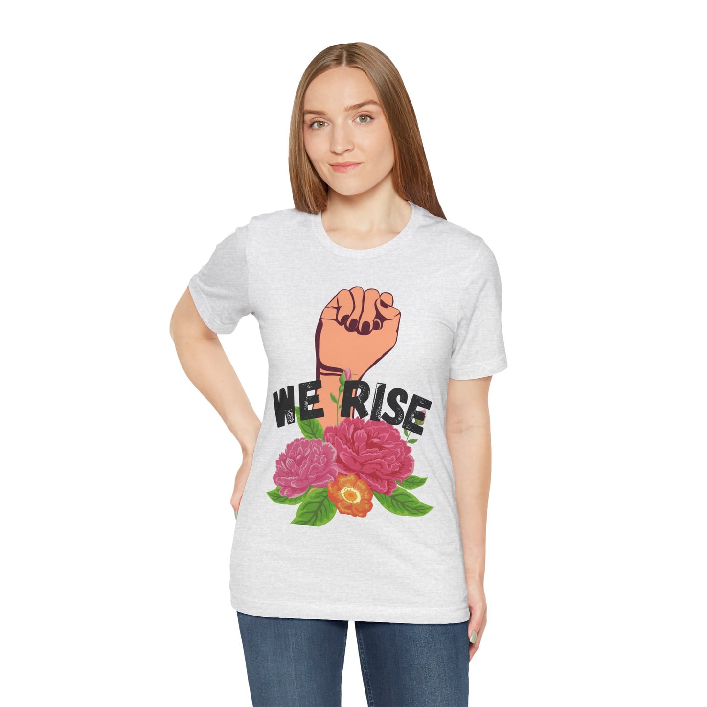 We Rise Unisex Jersey Short Sleeve Tee