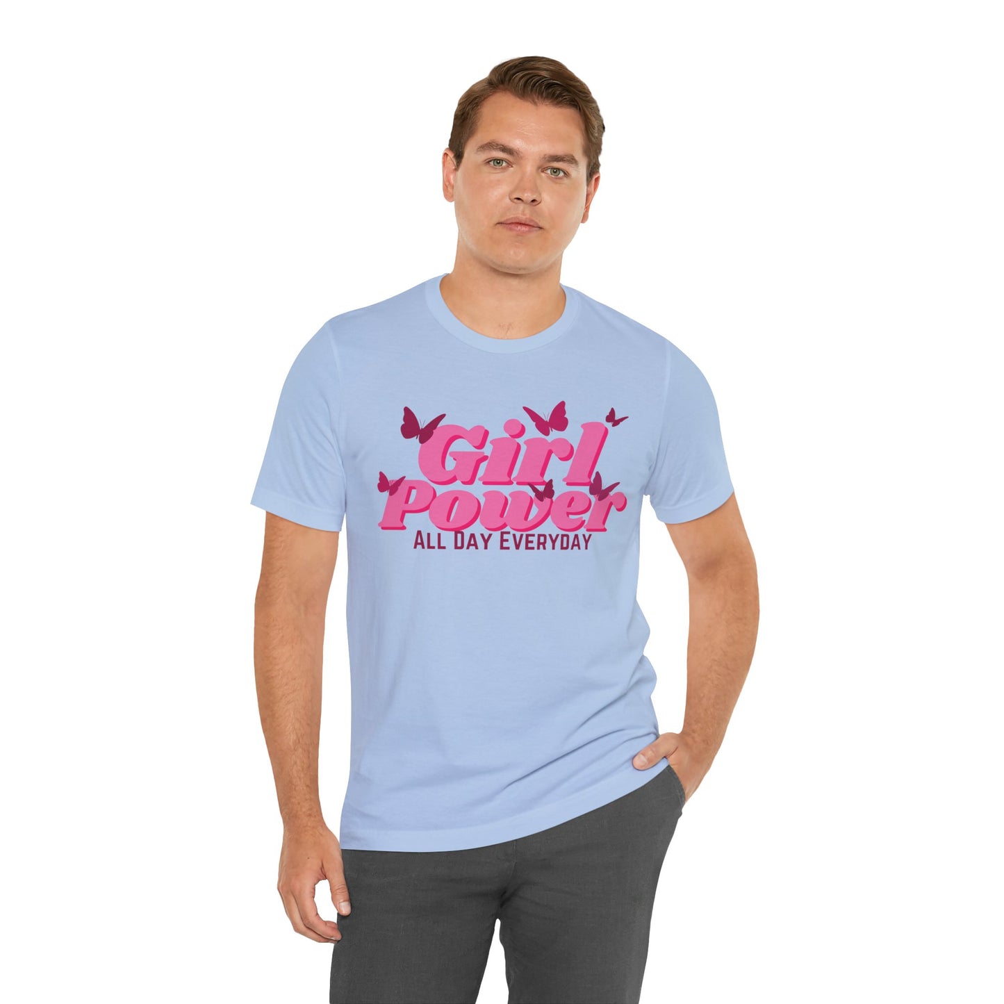 Girl Power All Day Everyday Unisex Jersey Short Sleeve Tee