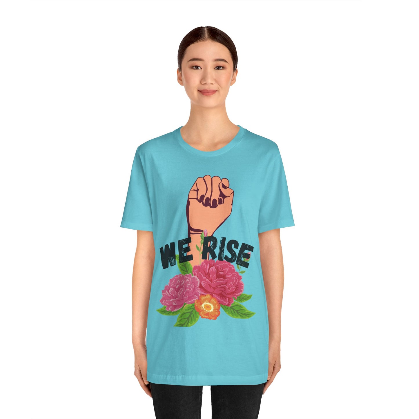 We Rise Unisex Jersey Short Sleeve Tee