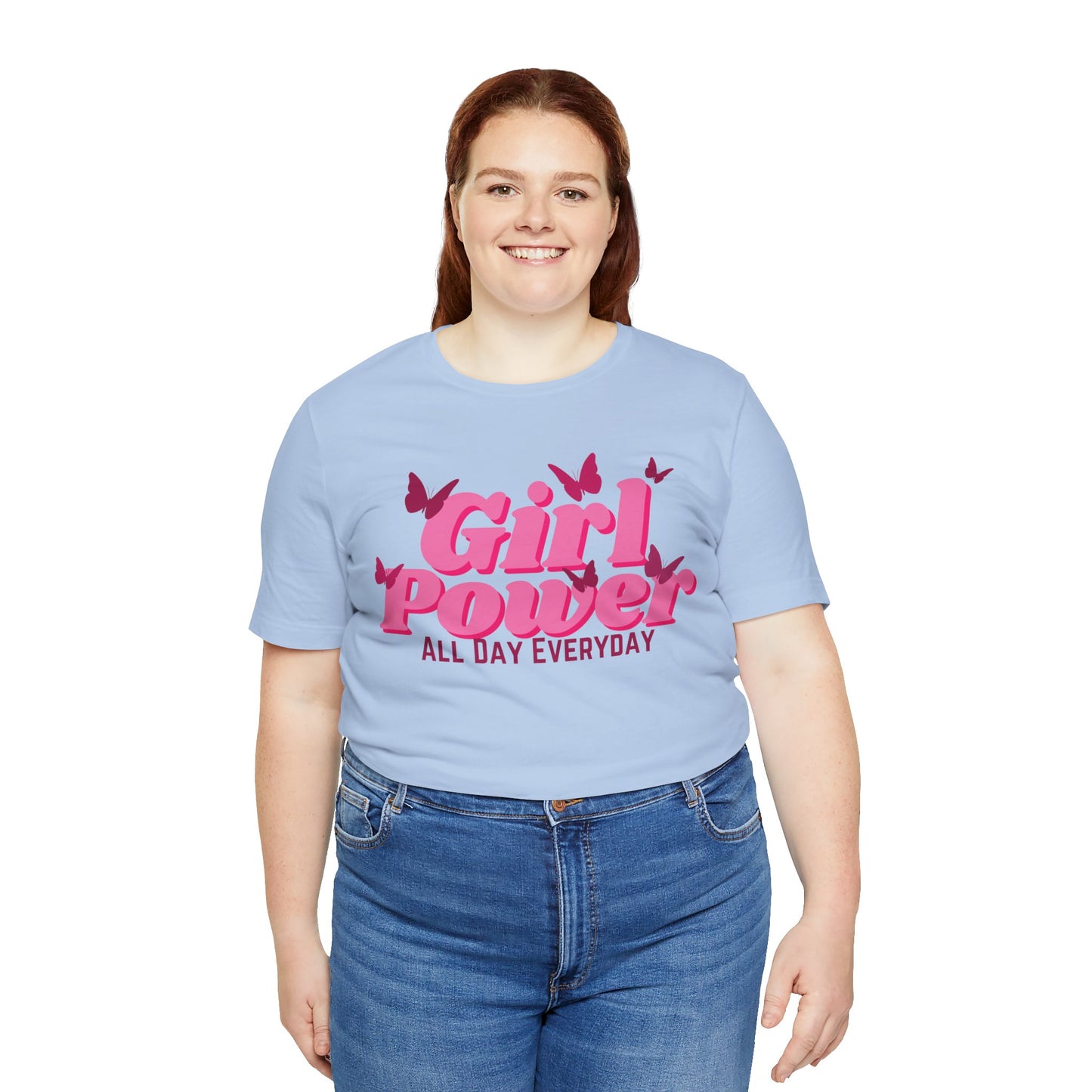 Girl Power All Day Everyday Unisex Jersey Short Sleeve Tee