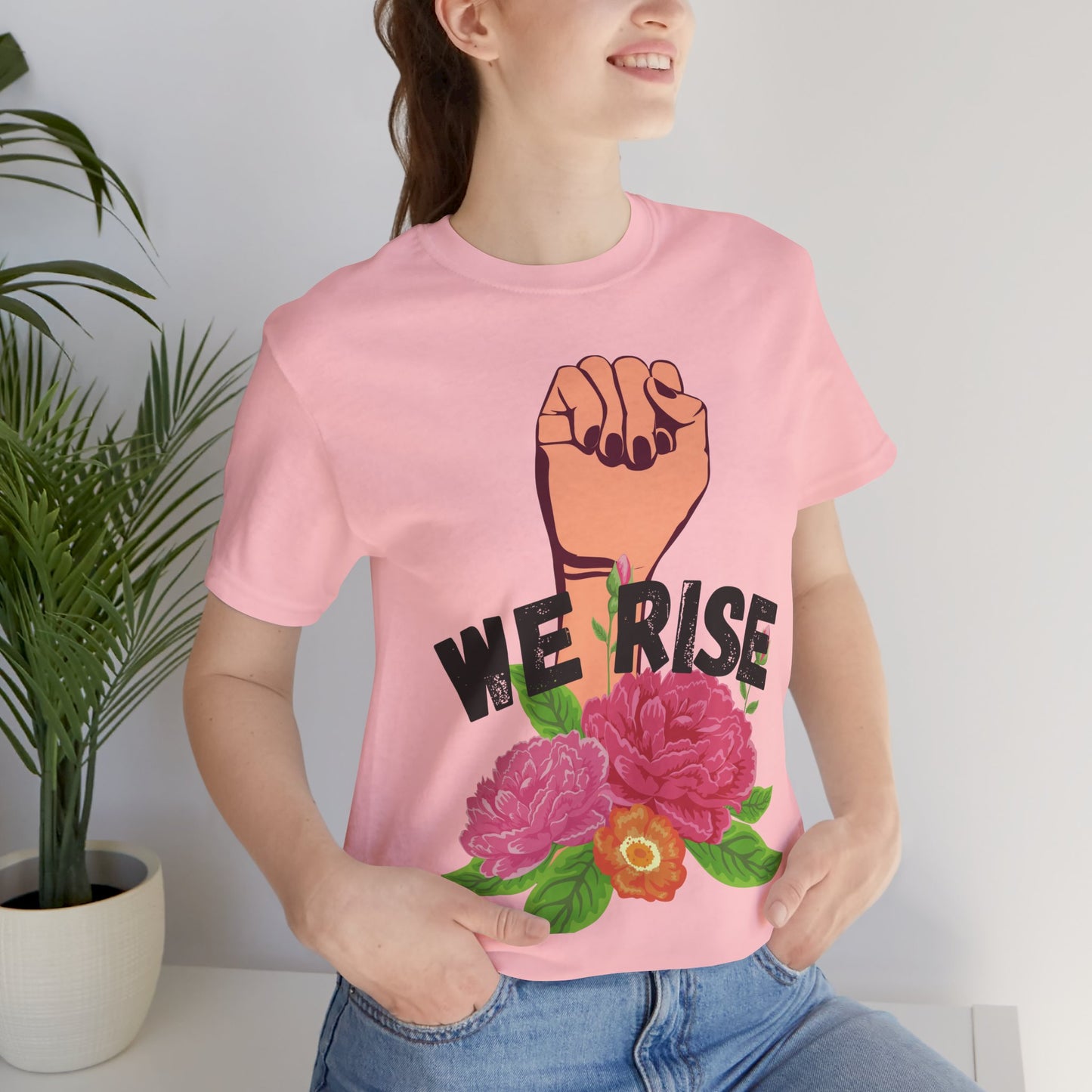 We Rise Unisex Jersey Short Sleeve Tee