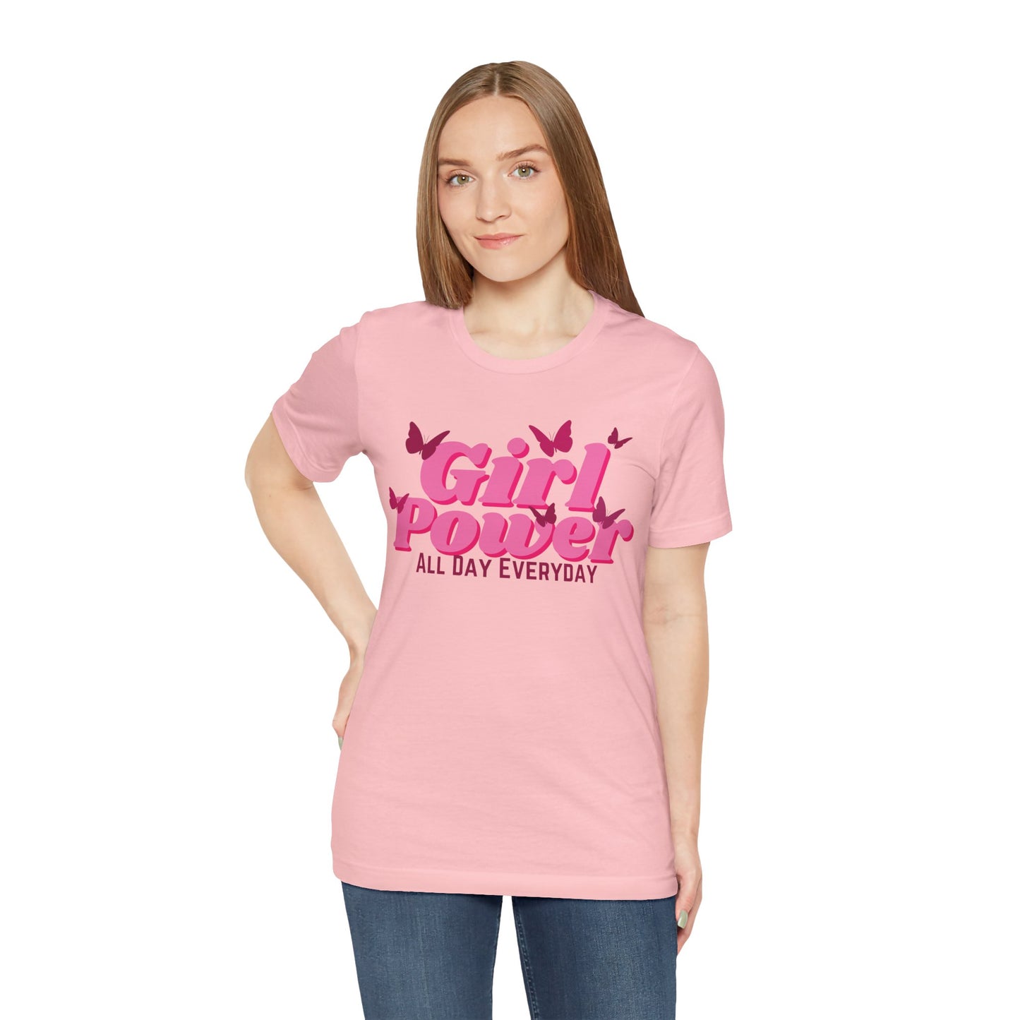 Girl Power All Day Everyday Unisex Jersey Short Sleeve Tee