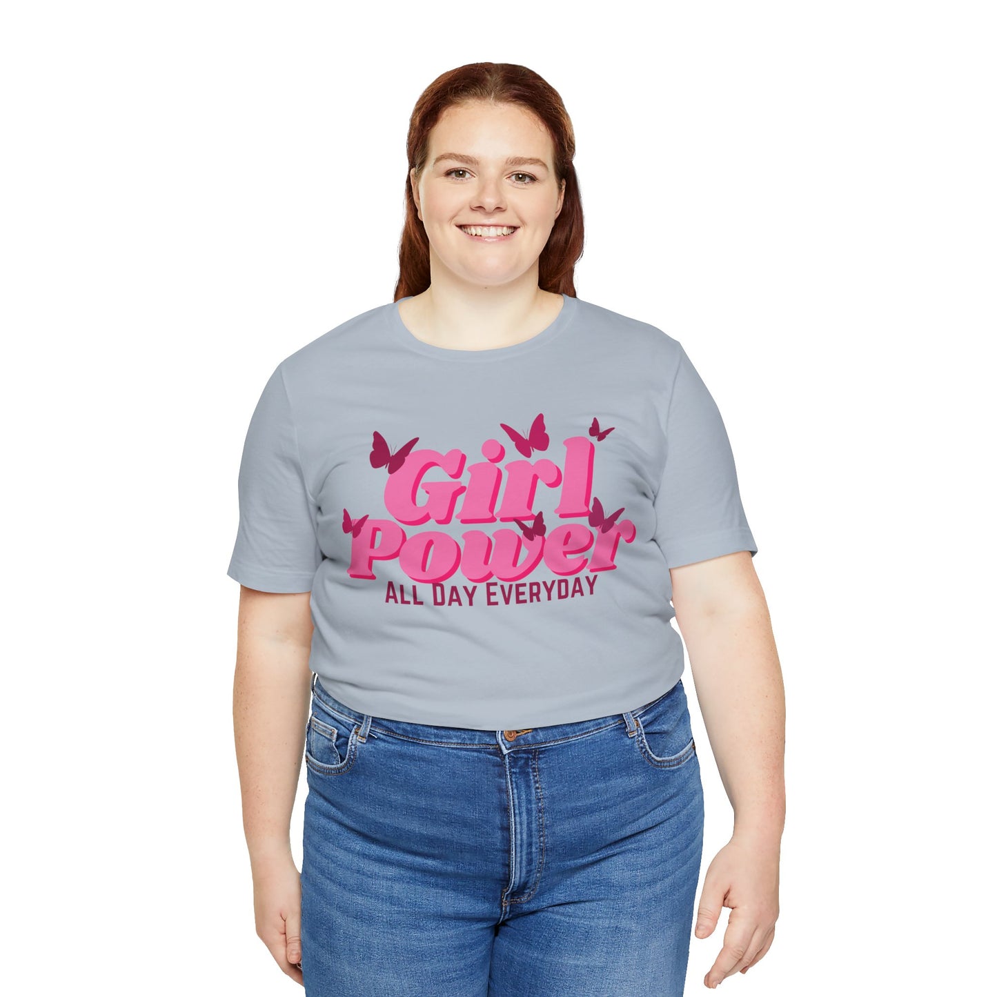 Girl Power All Day Everyday Unisex Jersey Short Sleeve Tee
