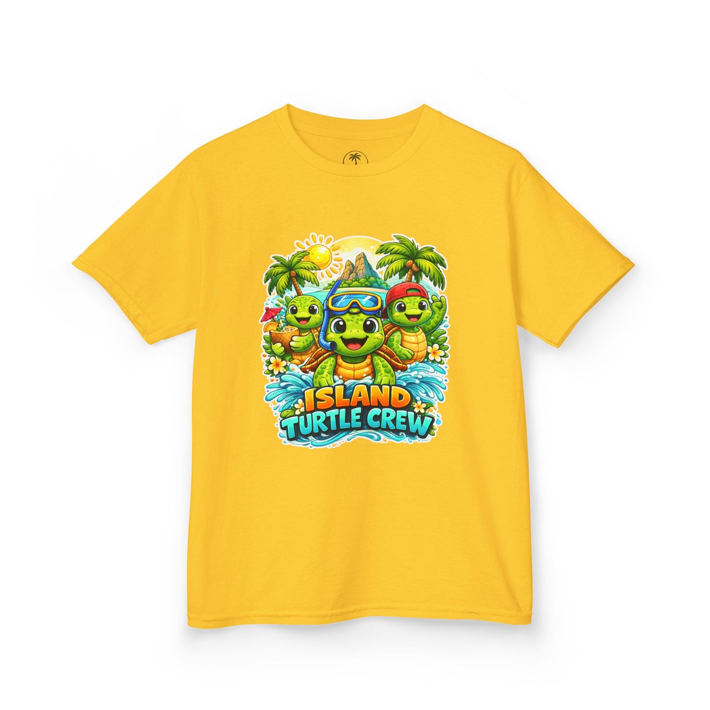 'Island Turtle Crew' Tropical Summer Graphic Shirt