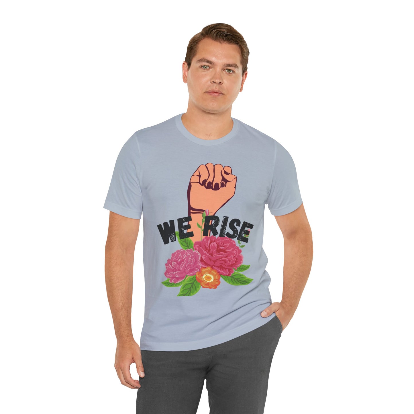 We Rise Unisex Jersey Short Sleeve Tee