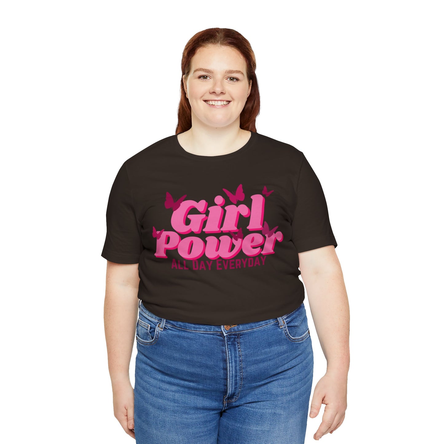 Girl Power All Day Everyday Unisex Jersey Short Sleeve Tee