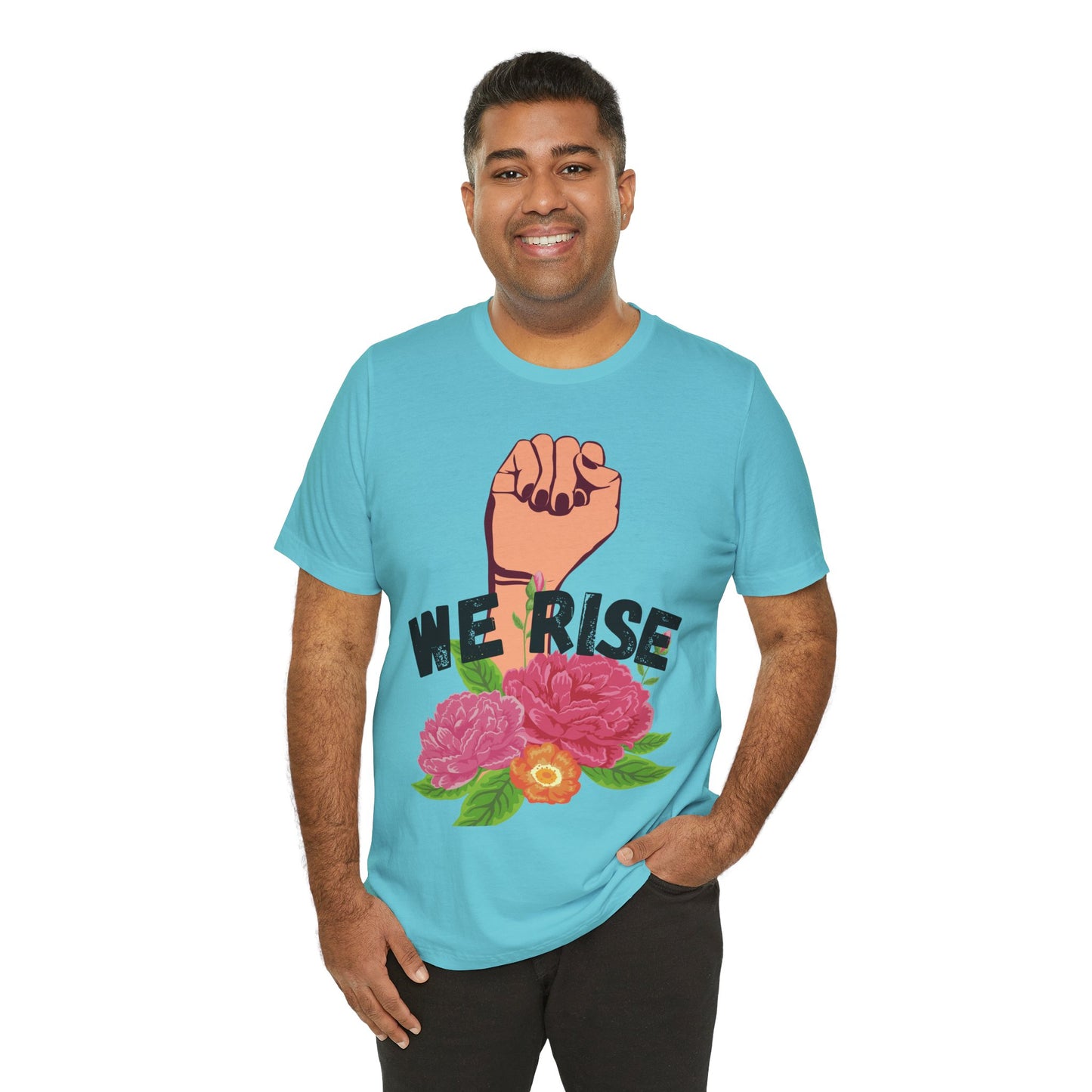 We Rise Unisex Jersey Short Sleeve Tee