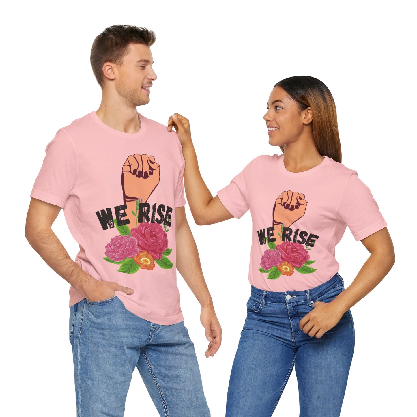We Rise Unisex Jersey Short Sleeve Tee