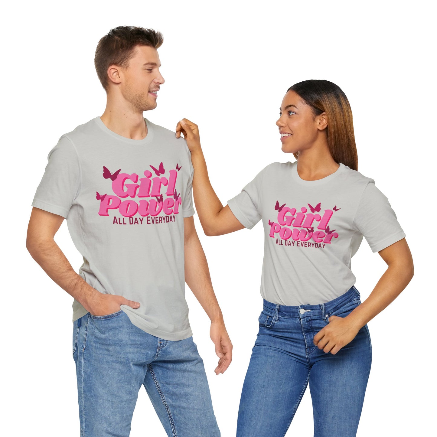 Girl Power All Day Everyday Unisex Jersey Short Sleeve Tee